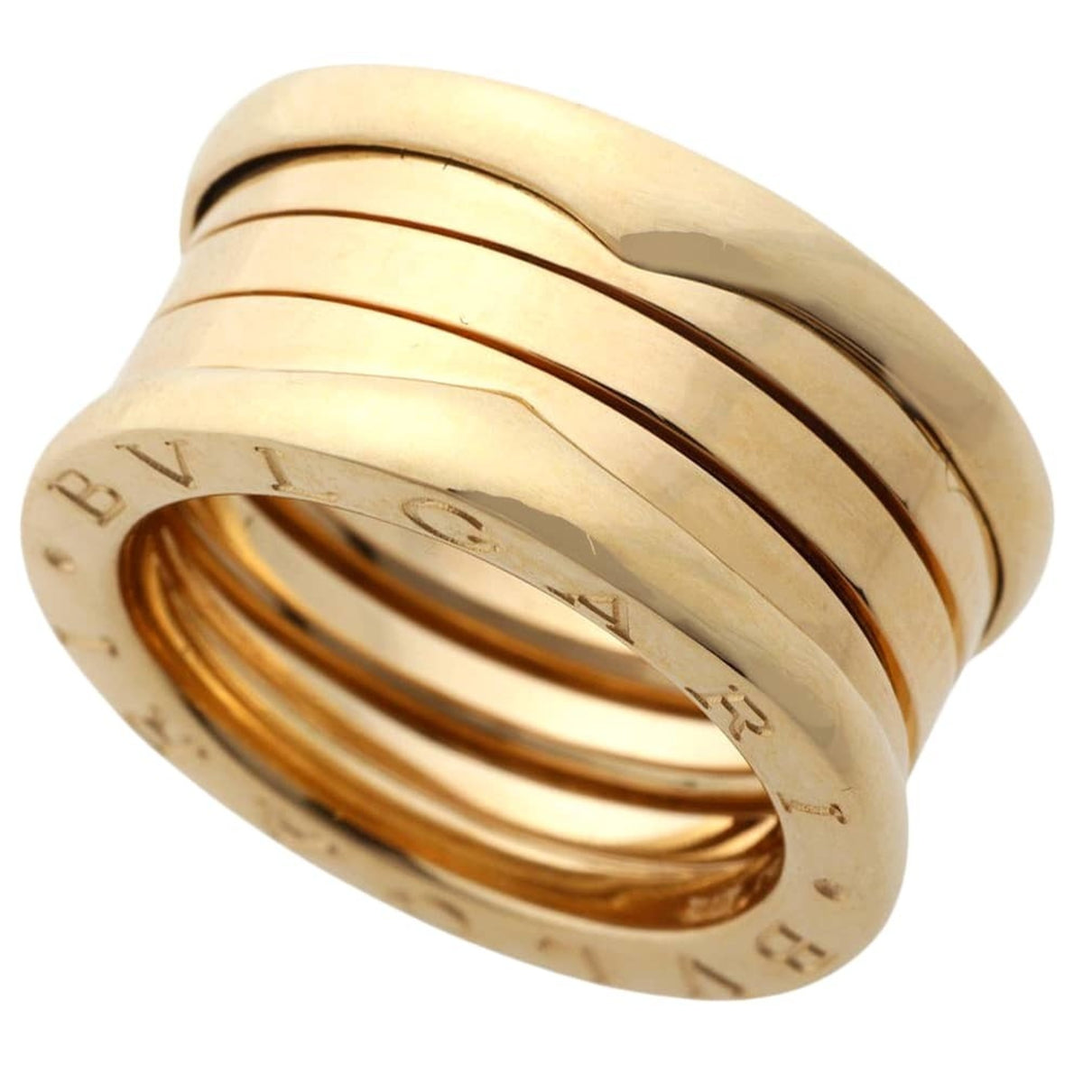 Bvlgari Yellow Gold Yellow Gold (18K) Band Ring (Pre-Owned)