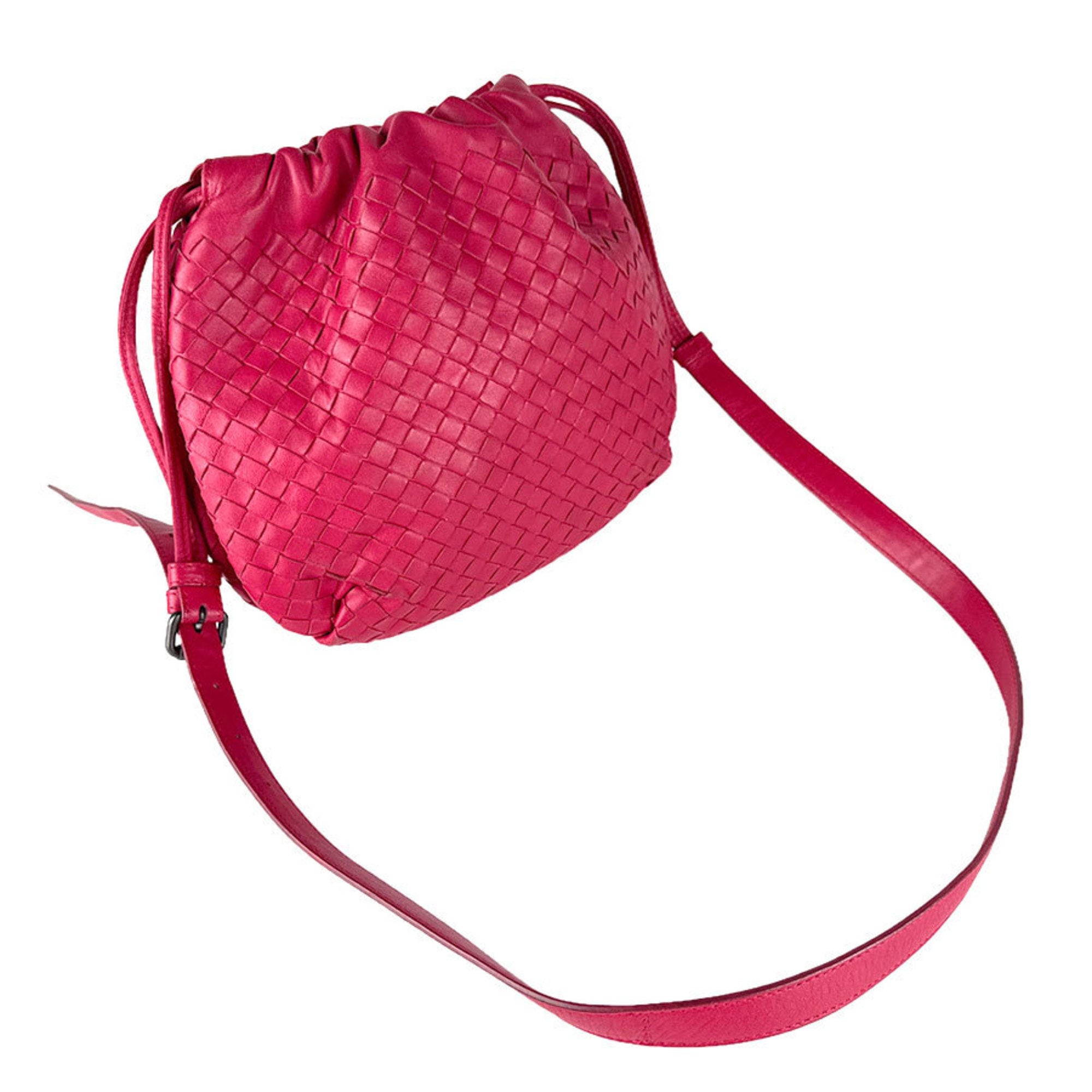 Bottega Veneta Intrecciato Leather Shoulder Bag (Pre-Owned)