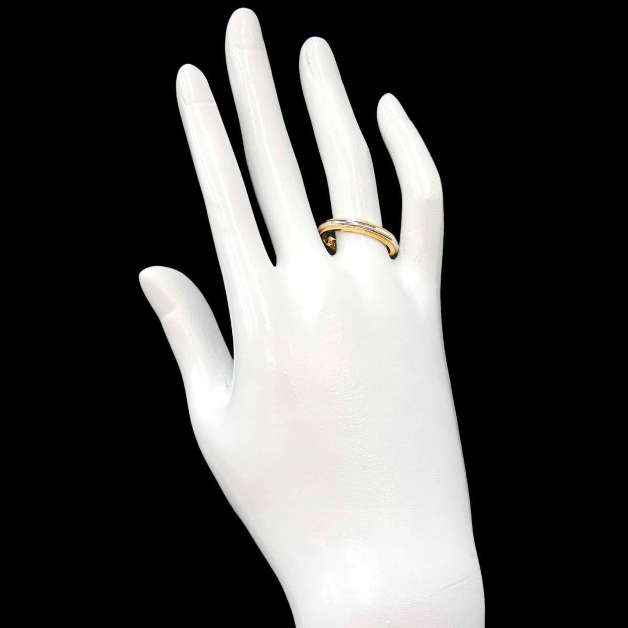 Tiffany Platinum Yellow Gold Yellow Gold (18K) Platinum 950 Band Ring (Pre-Owned)