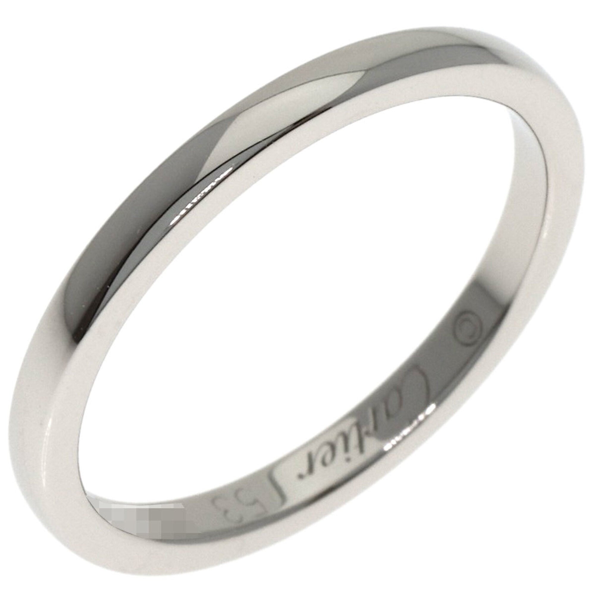 Cartier Platinum 950 Band Ring (Pre-Owned)