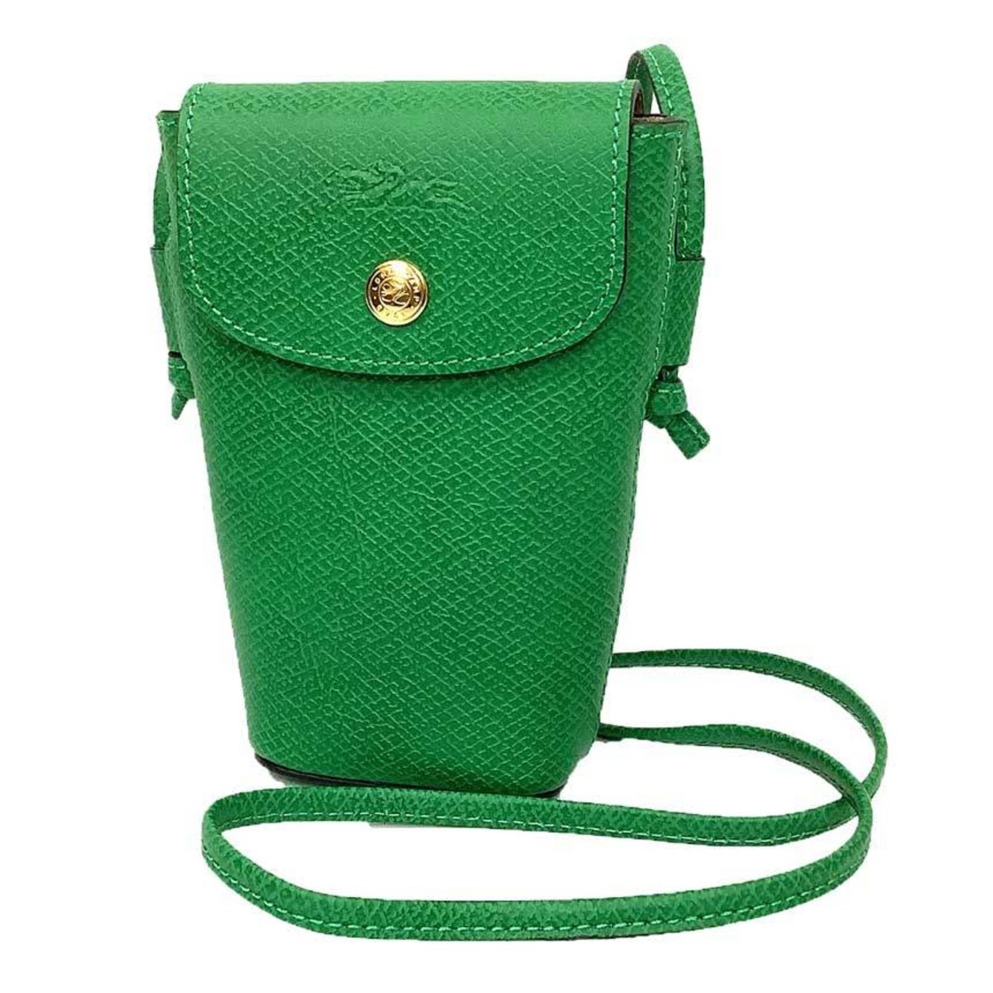 Longchamp Leather Shoulder Bag (Pre-Owned)