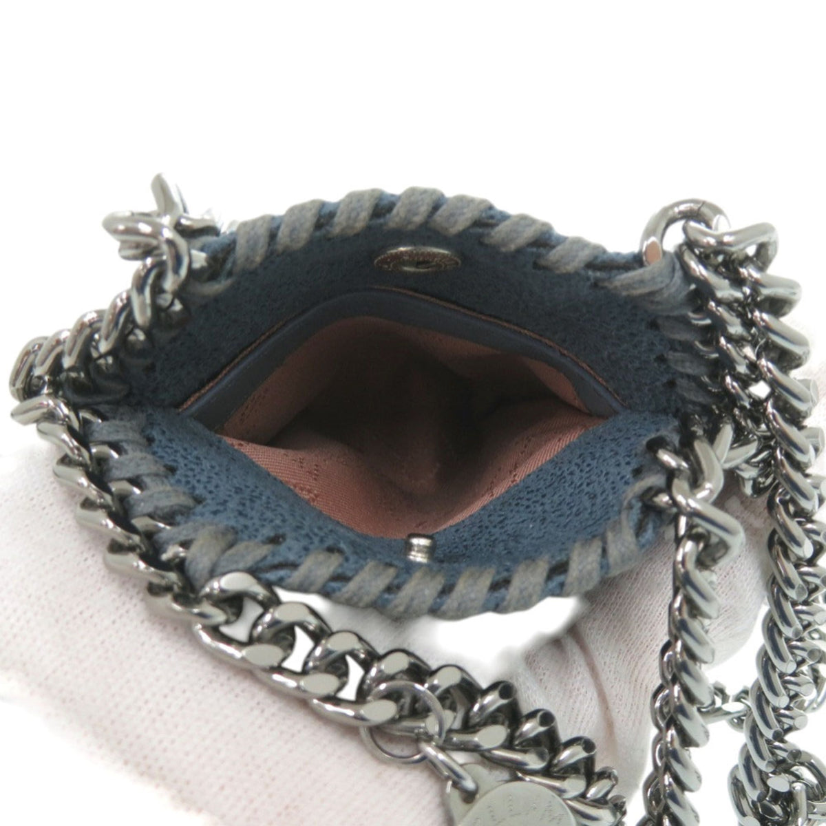 Stella Mccartney Blue Leather Shoulder Bag (Pre-Owned)