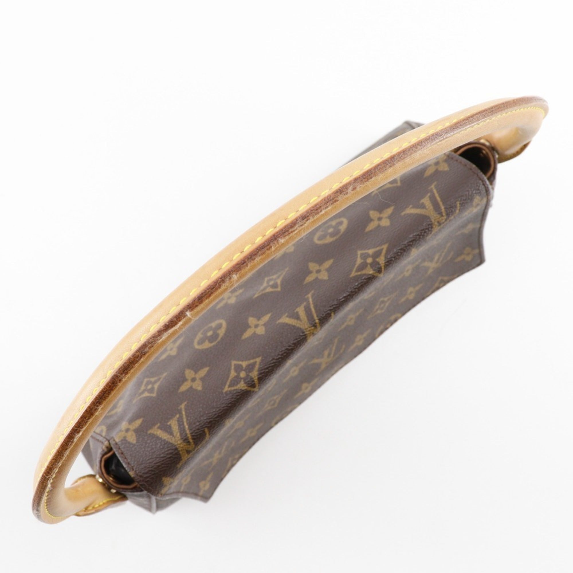 Louis Vuitton Brown Monogram Canvas Shoulder Bag (Pre-Owned)