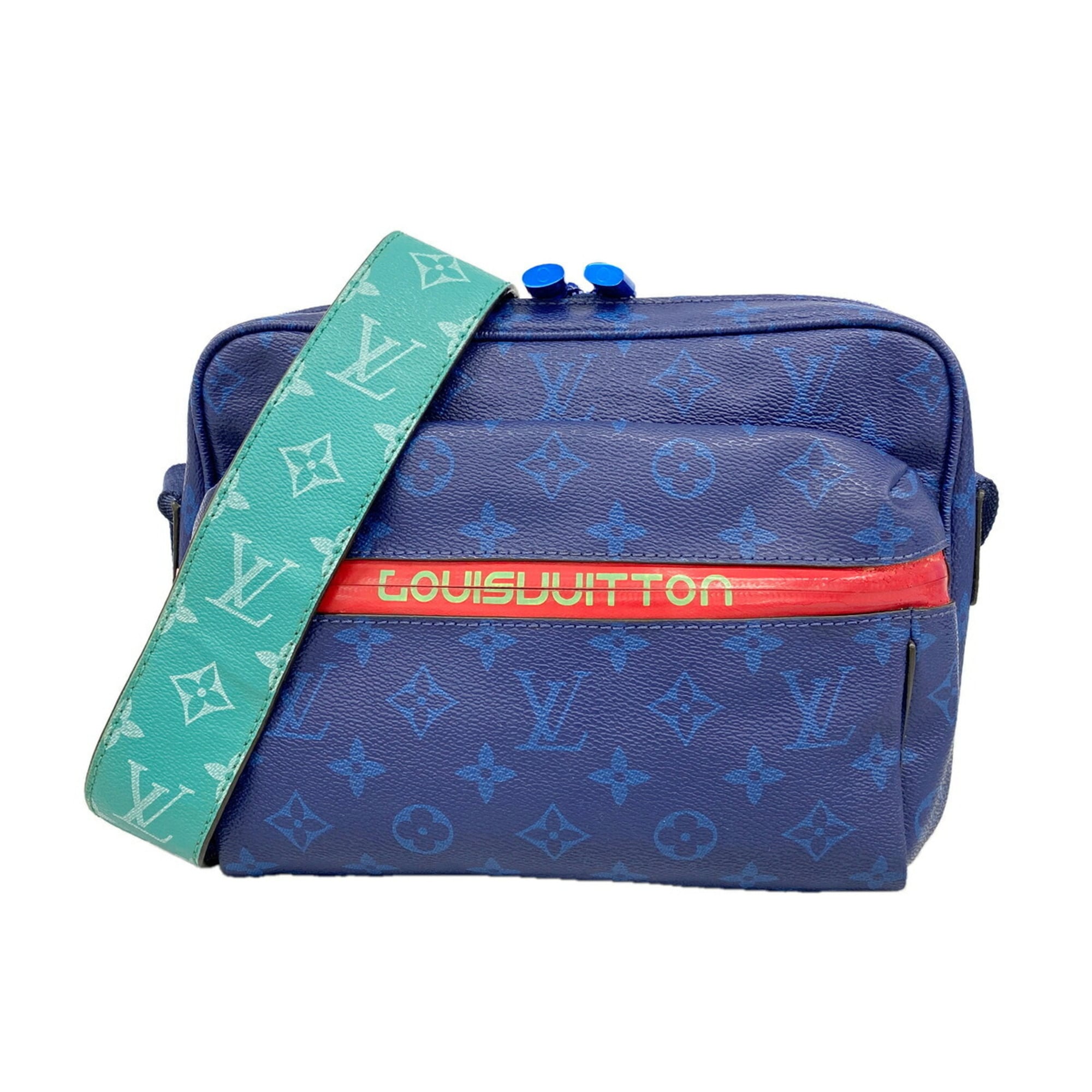 Louis Vuitton Blue Shoulder Bag (Pre-Owned)