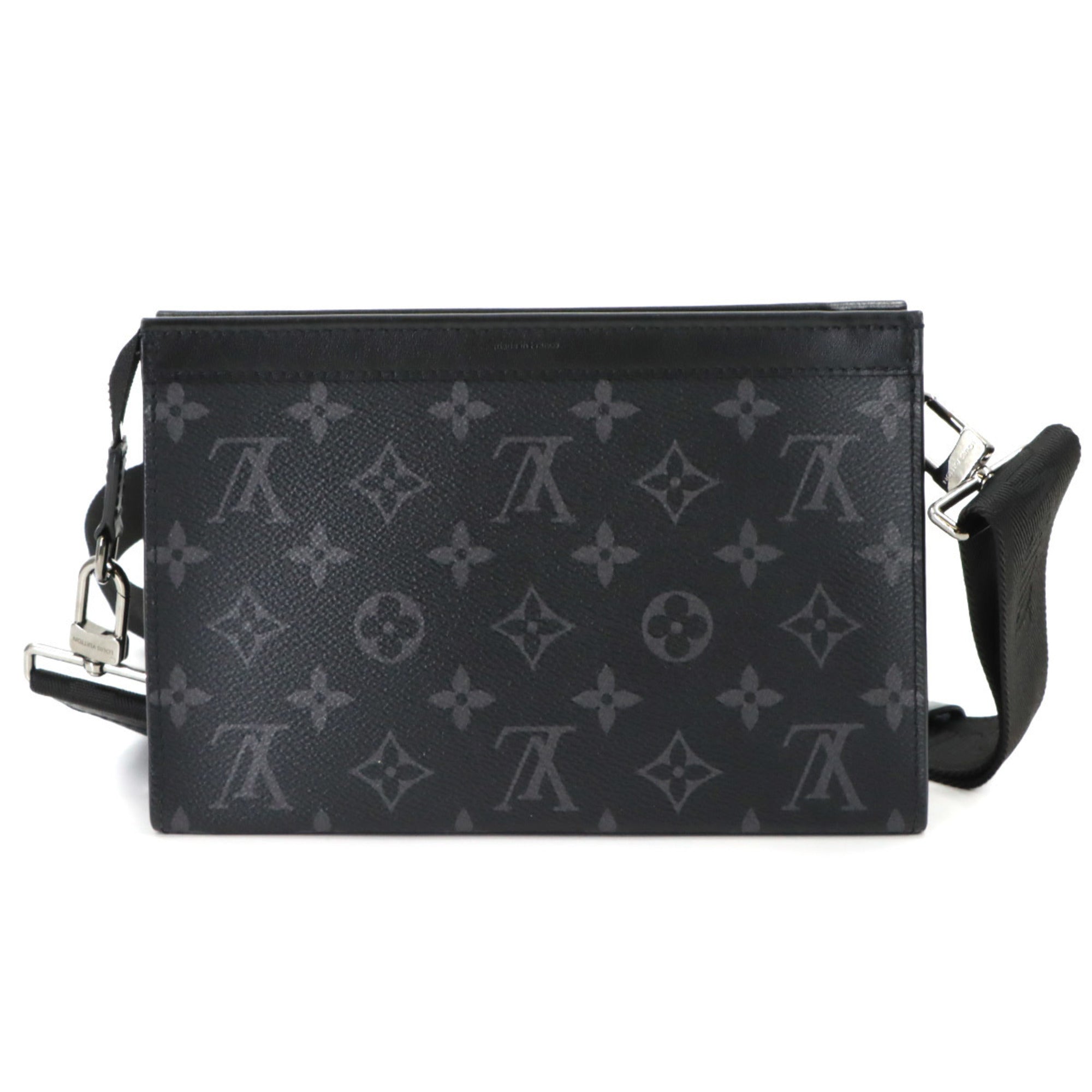 Louis Vuitton Black Monogram Eclipse Handbag Shoulder Bag (Pre-Owned)
