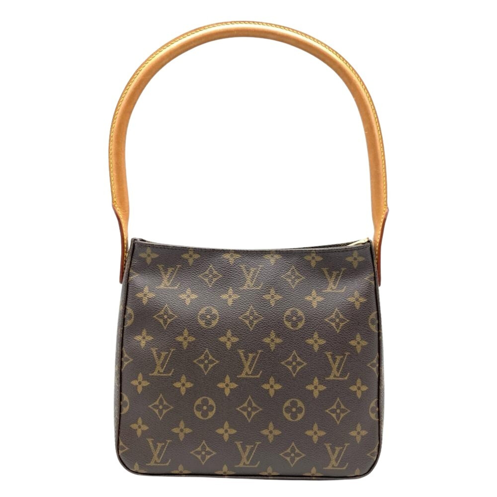 Louis Vuitton Brown Monogram Canvas Shoulder Bag (Pre-Owned)