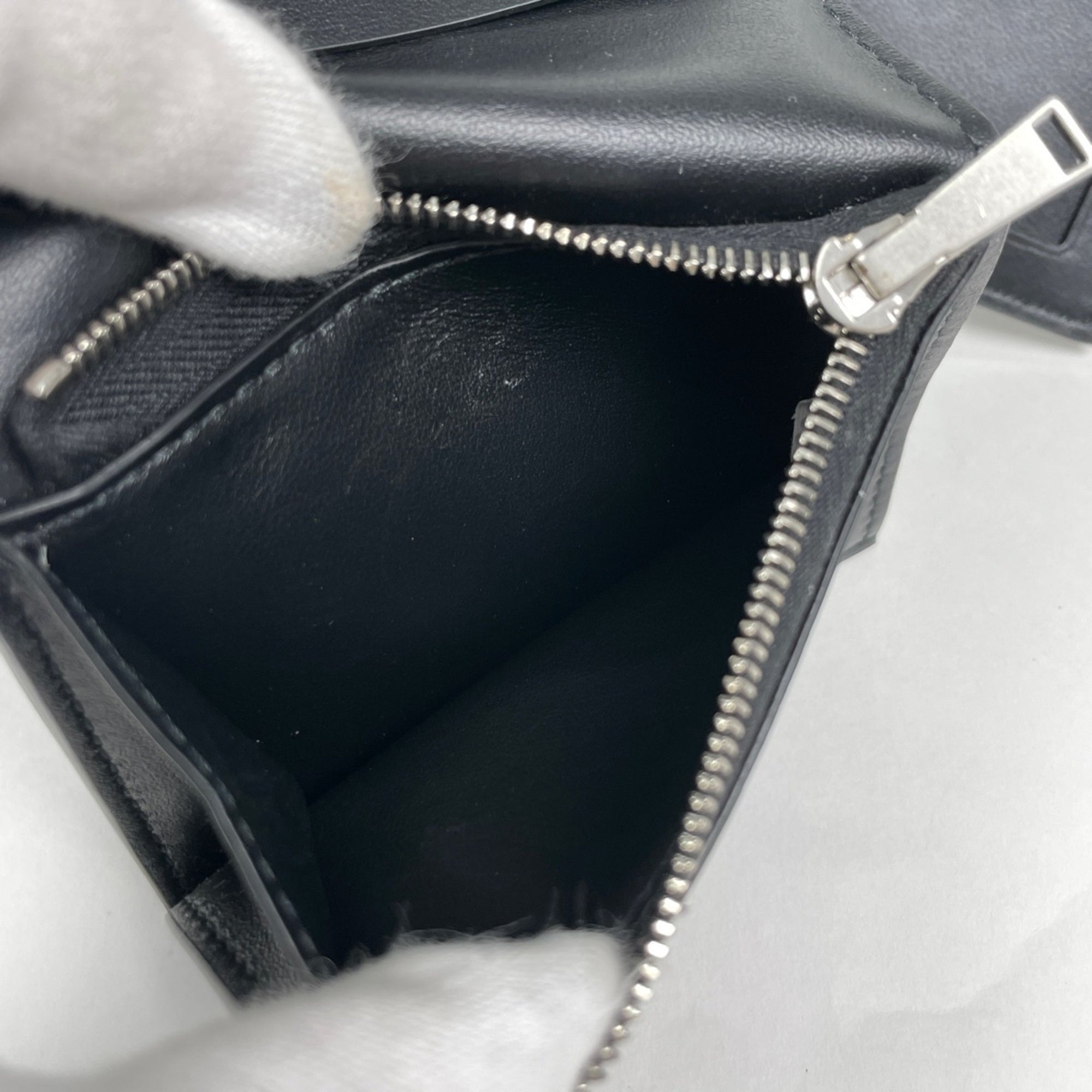 Bottega Veneta Black Intrecciato Leather Wallet (Bi-Fold) (Pre-Owned)