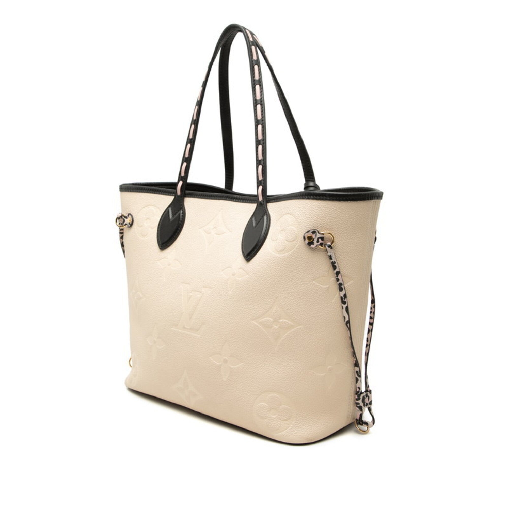 Louis Vuitton Ivory Pink Leather Pouch Shoulder Bag Tote Bag (Pre-Owned)
