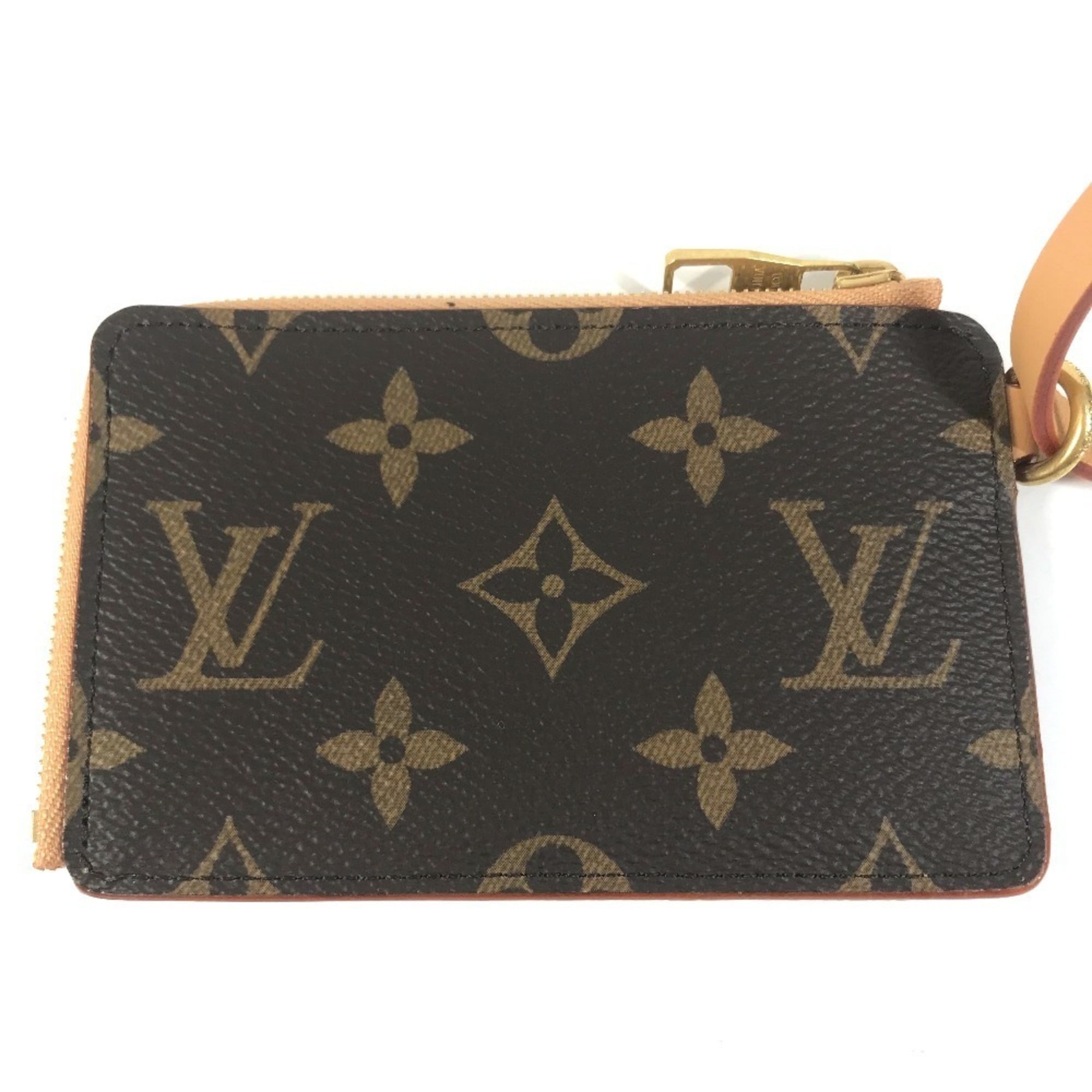 Louis Vuitton Brown Monogram Coin Purse/Coin Case (Pre-Owned)