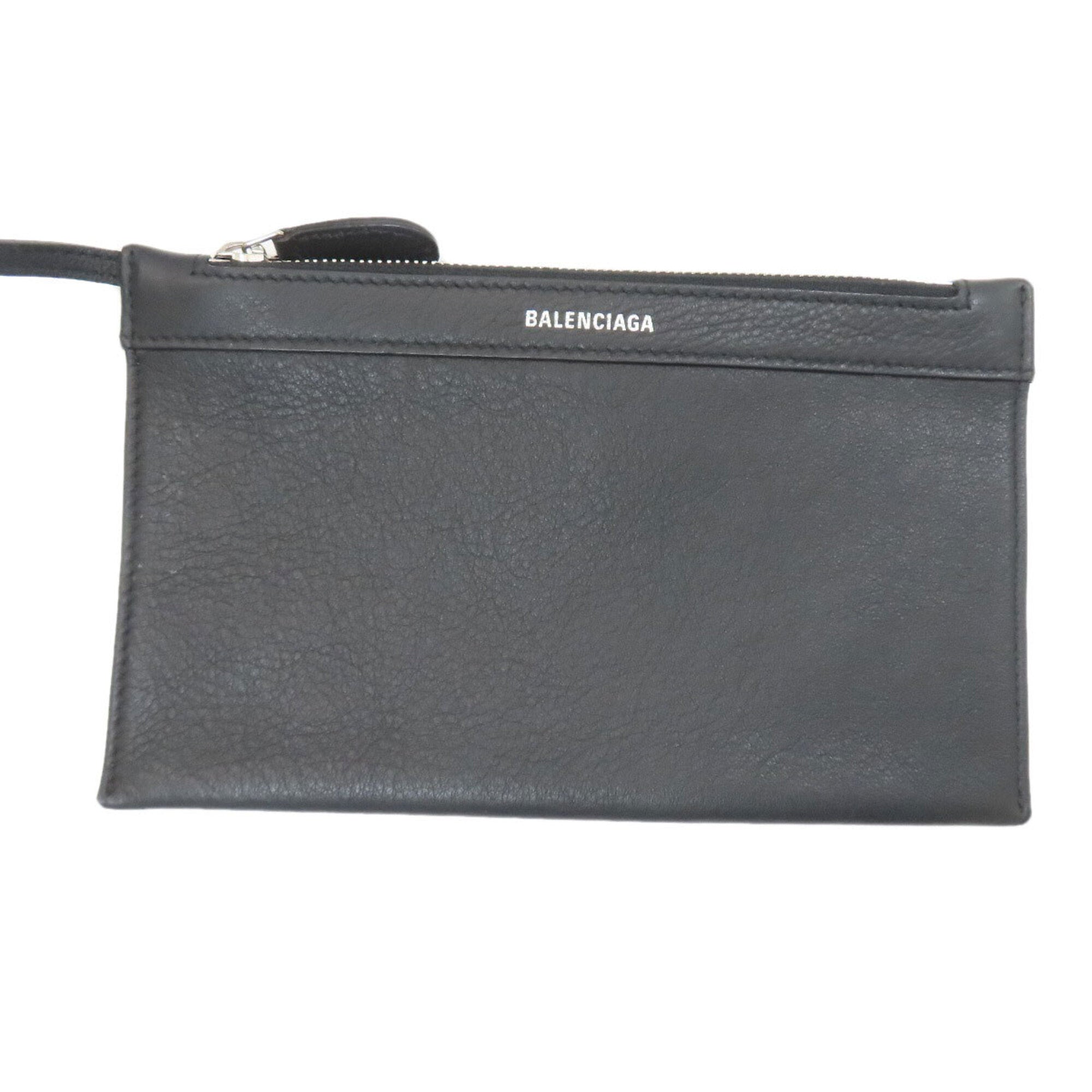 Balenciaga Black Leather Handbag (Pre-Owned)