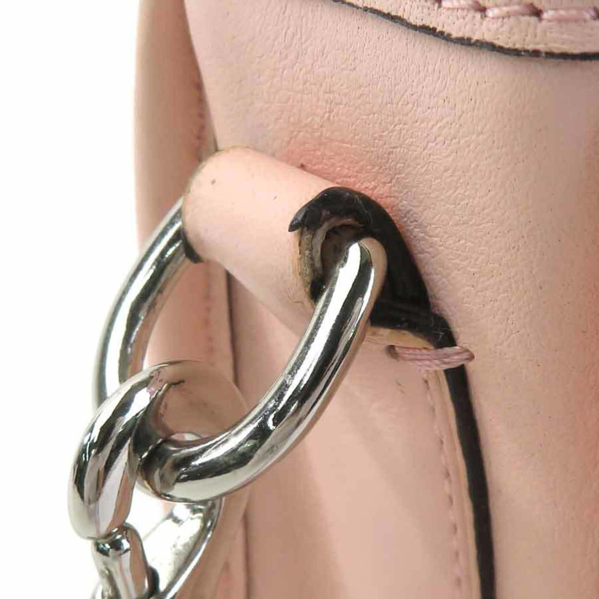 Coach Pink Leather Shoulder Bag (Pre-Owned)
