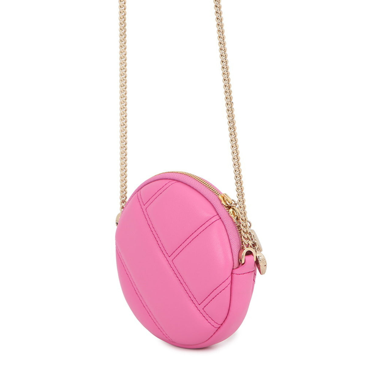 Bvlgari Pink Leather Handbag Pochette (Pre-Owned)