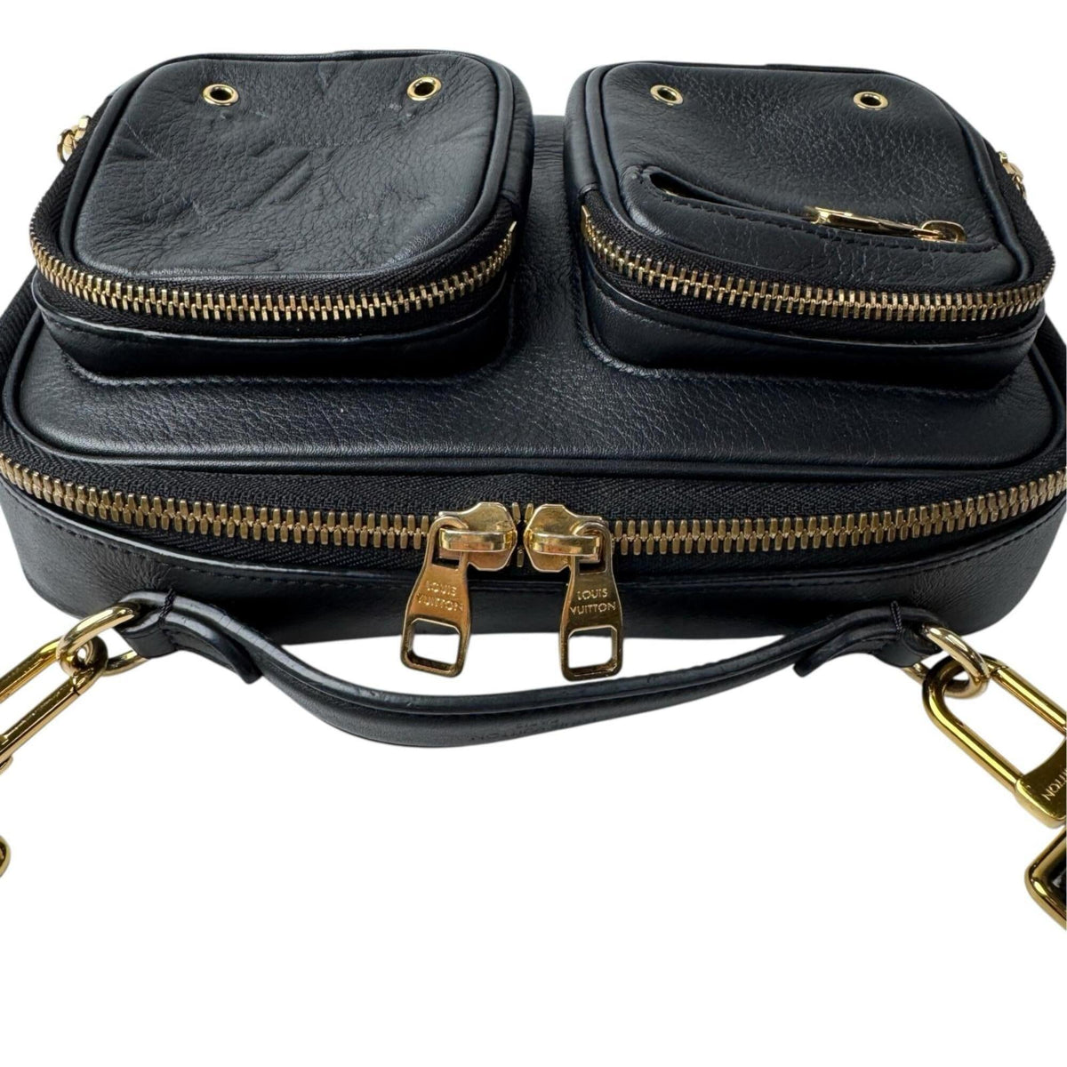 Louis Vuitton Noir Monogram Empreinte Shoulder Bag (Pre-Owned)