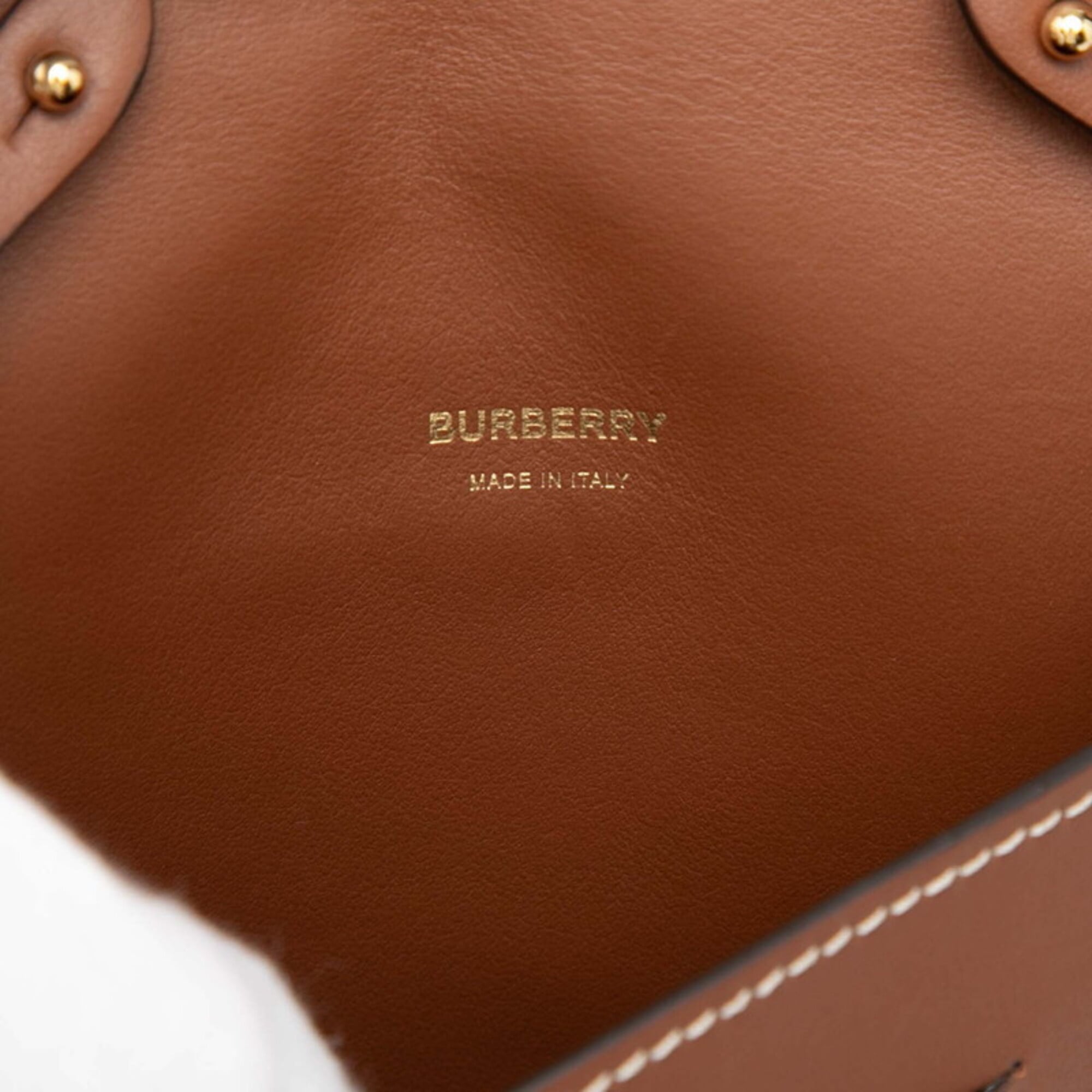 Burberry Canvas Leather Sling Bag (Pre-Owned)