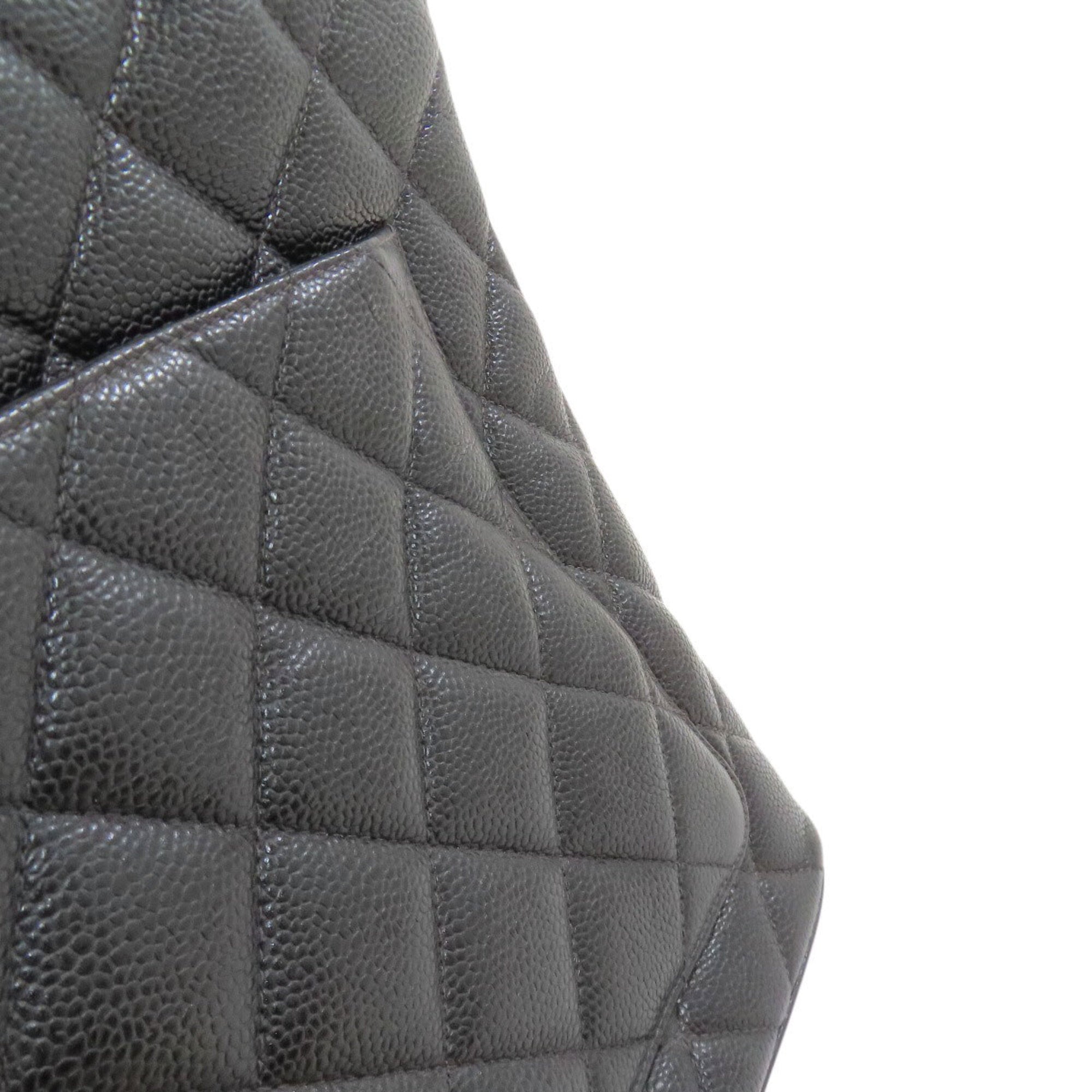 Chanel Black Leather Tote Bag (Pre-Owned)