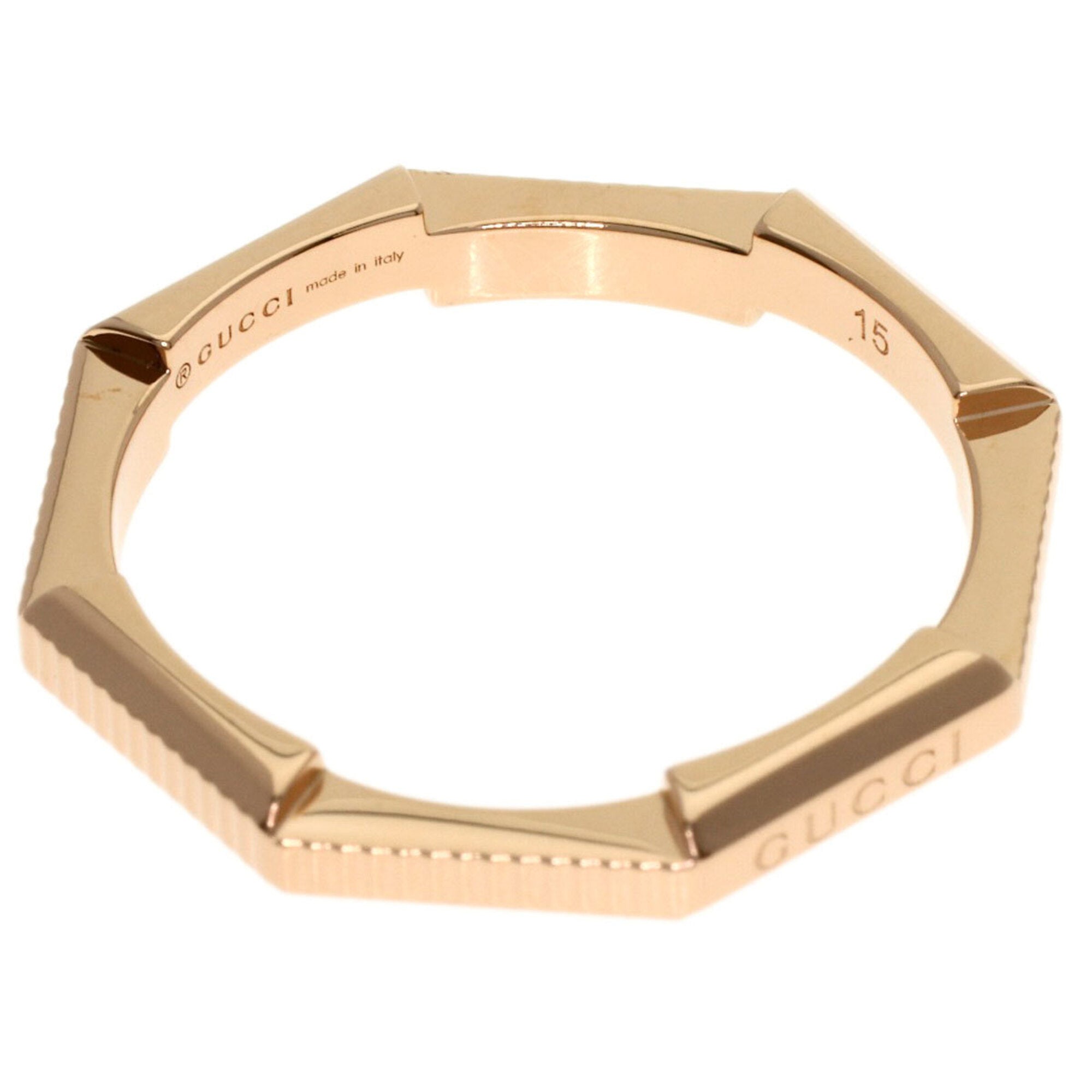 Gucci Pink Gold (18K) Band Ring (Pre-Owned)