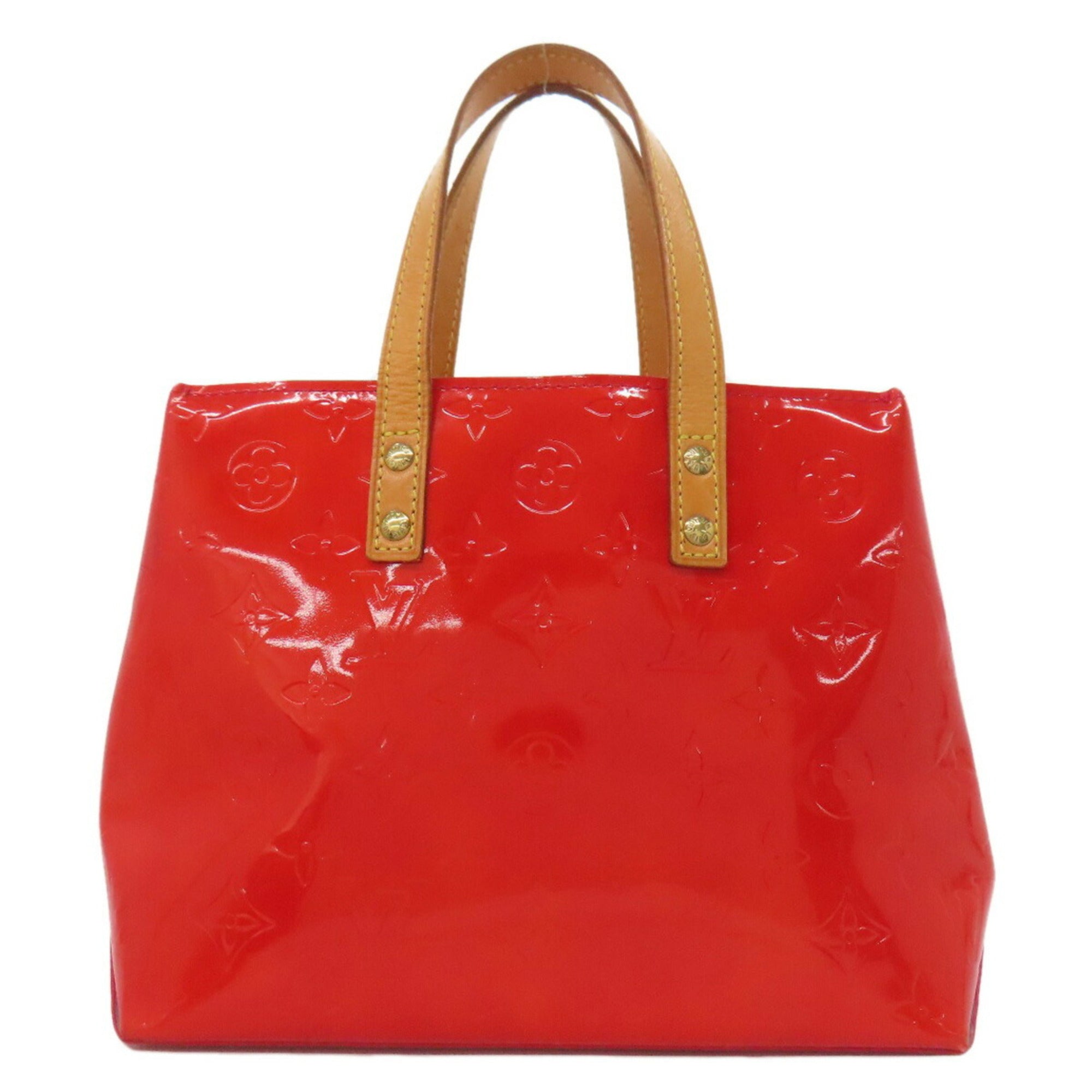 Louis Vuitton Vernis Red Color Monogram Vernis Handbag (Pre-Owned)