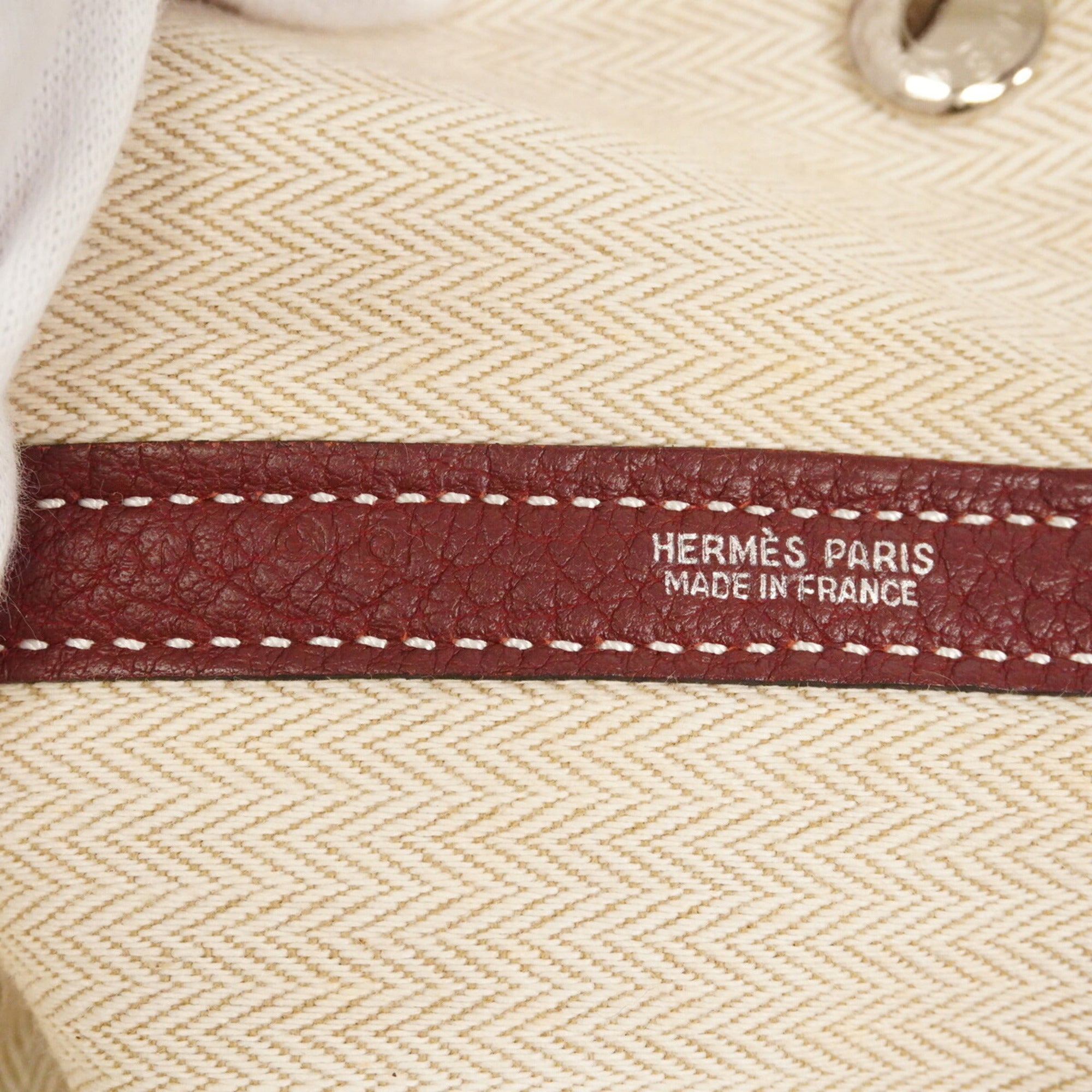 Hermes Rouge H Negonda Leather Tote Bag (Pre-Owned)