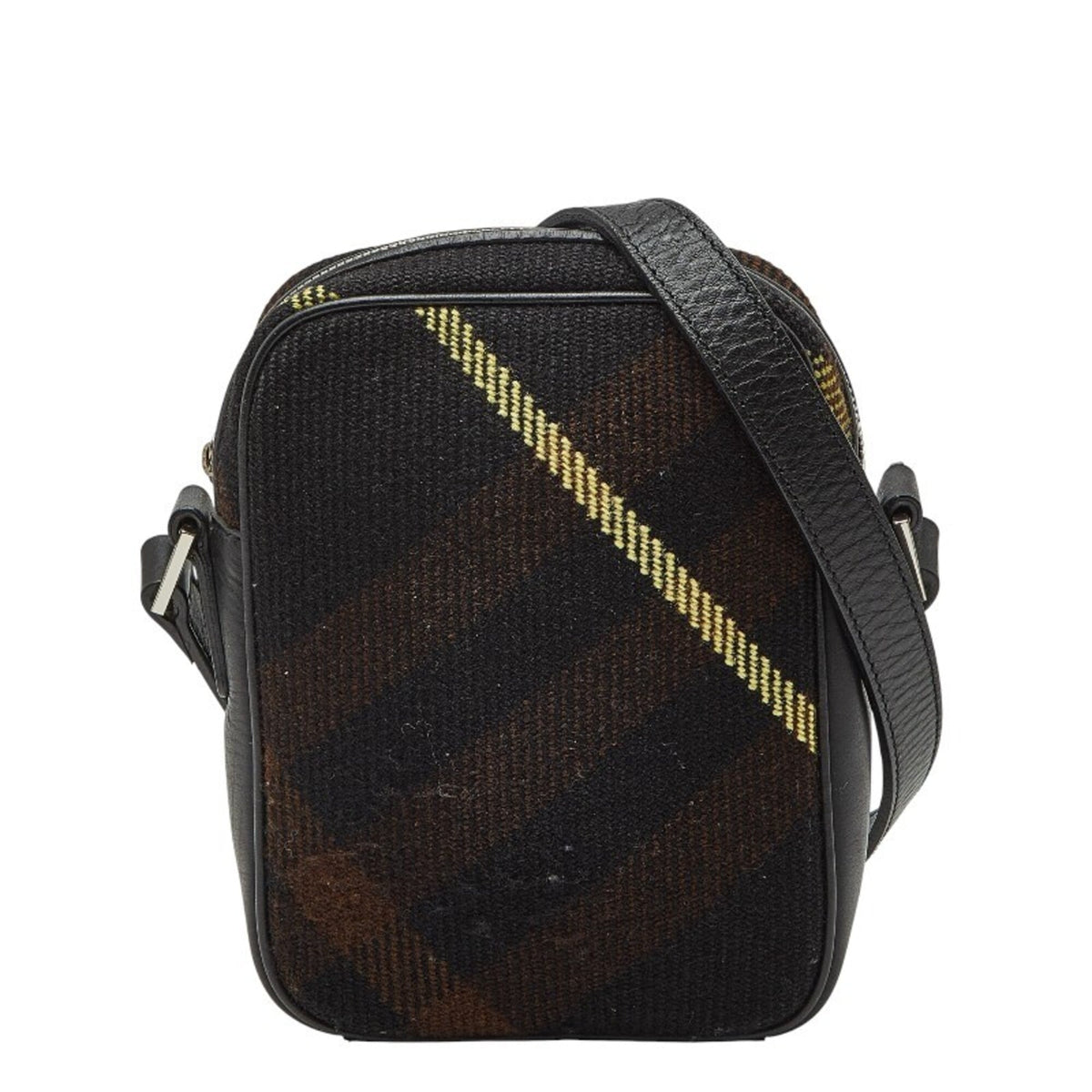 Burberry Black Brown Shoulder Bag (Pre-Owned)