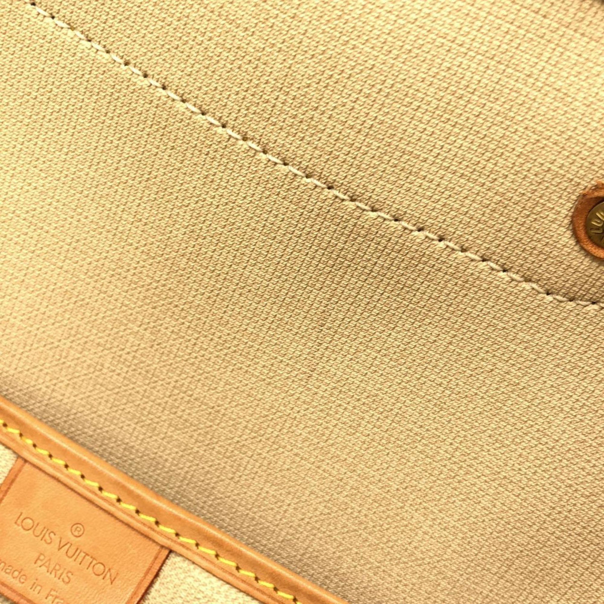 Louis Vuitton Marron Coated Canvas Handbag (Pre-Owned)