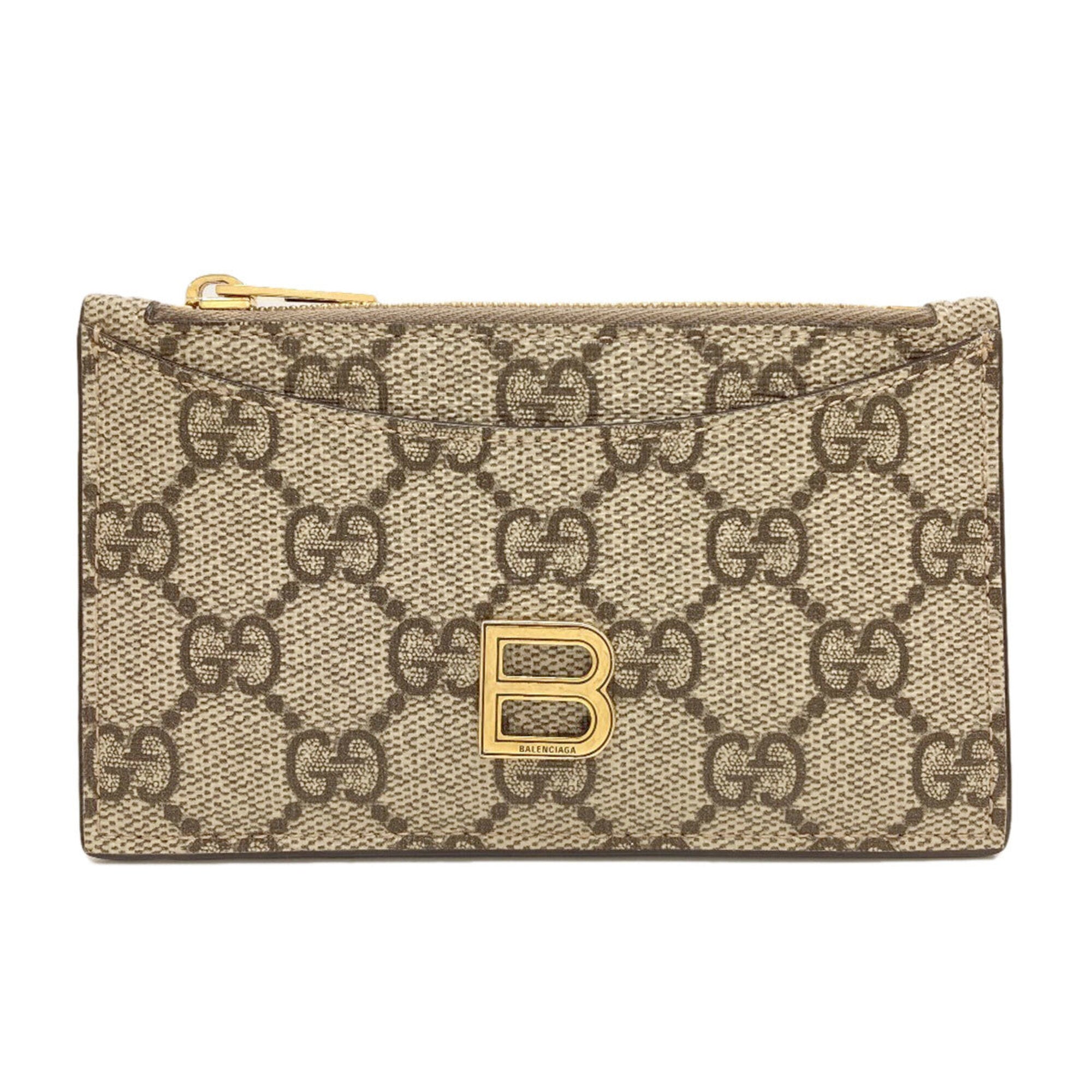 Gucci Brown Pvc Coin Purse/Coin Case (Pre-Owned)