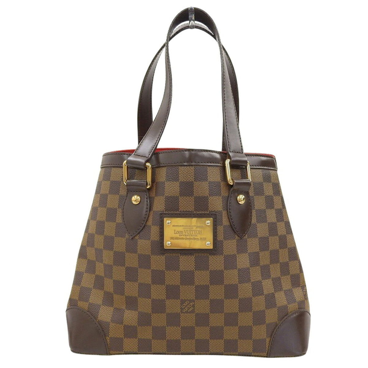 Louis Vuitton Damier Canvas Ebene Pvc Handbag Tote Bag (Pre-Owned)