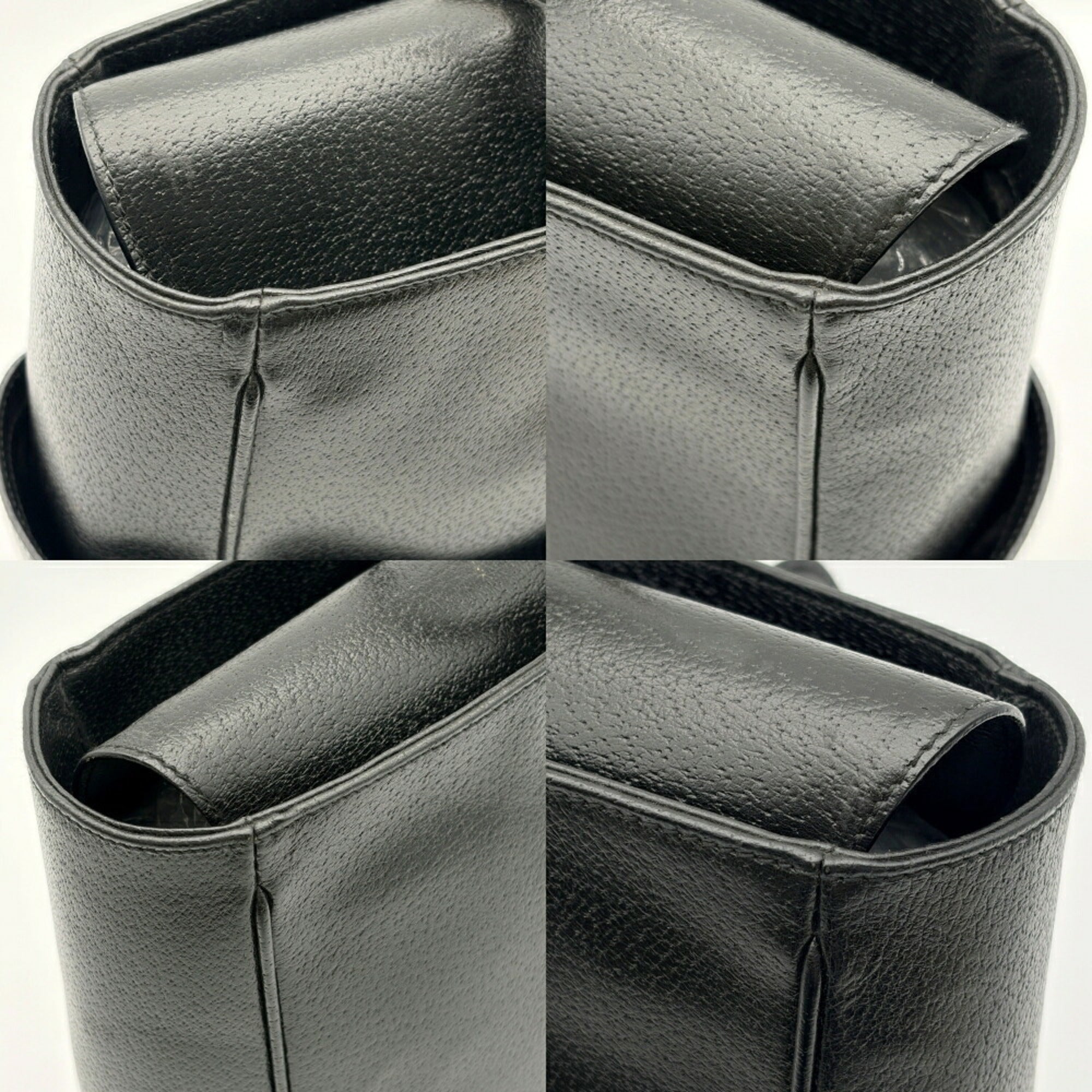 Gucci Black Leather Tote Bag (Pre-Owned)