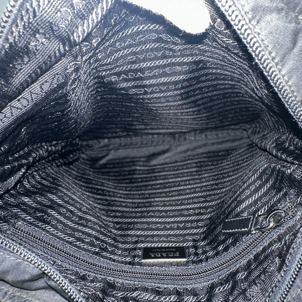 Prada Black Nylon Shoulder Bag (Pre-Owned)