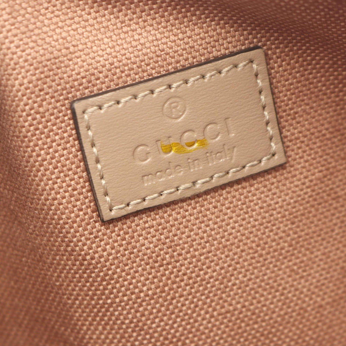 Gucci Beige Coated Canvas Leather Handbag (Pre-Owned)