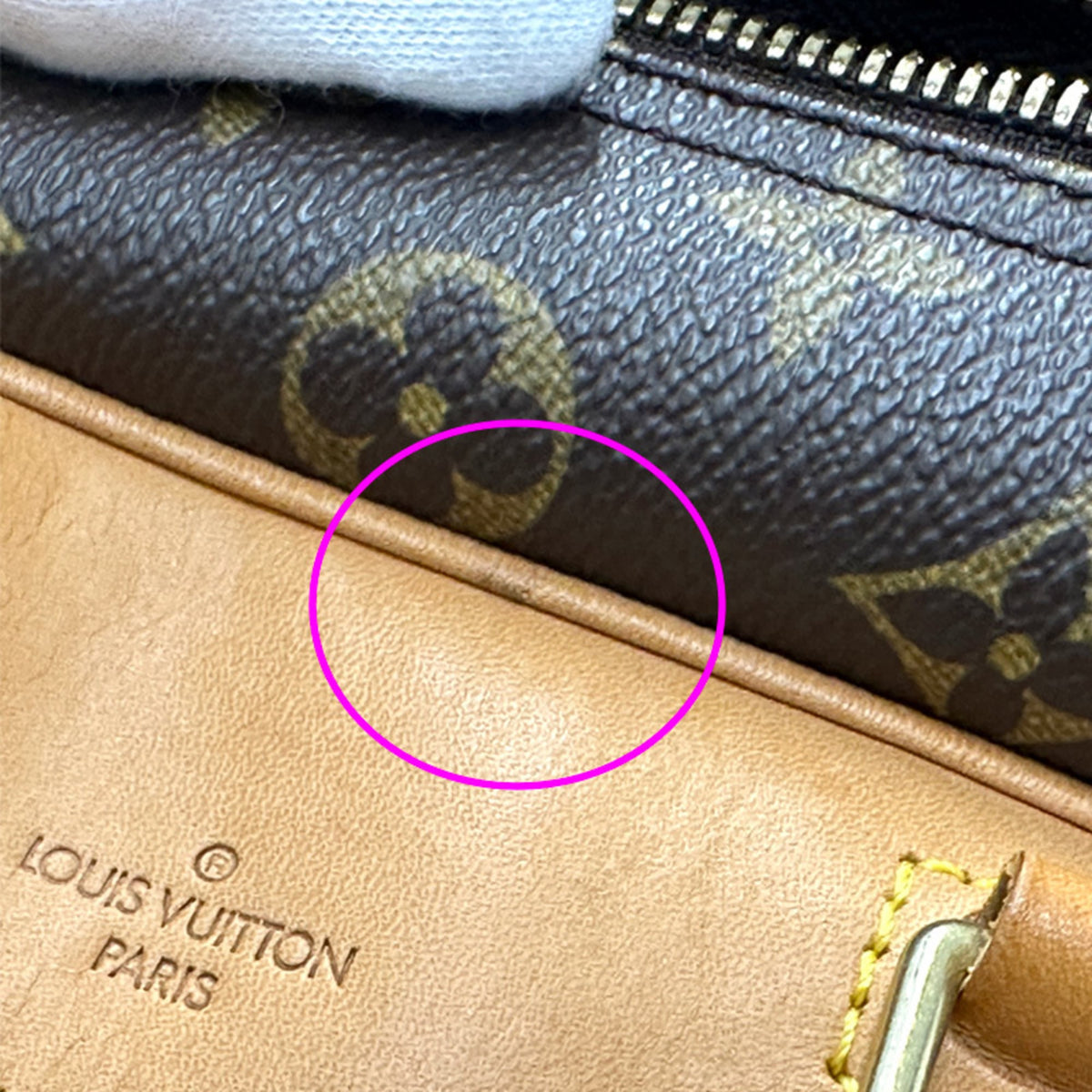 Louis Vuitton Brown Monogram Canvas Handbag (Pre-Owned)