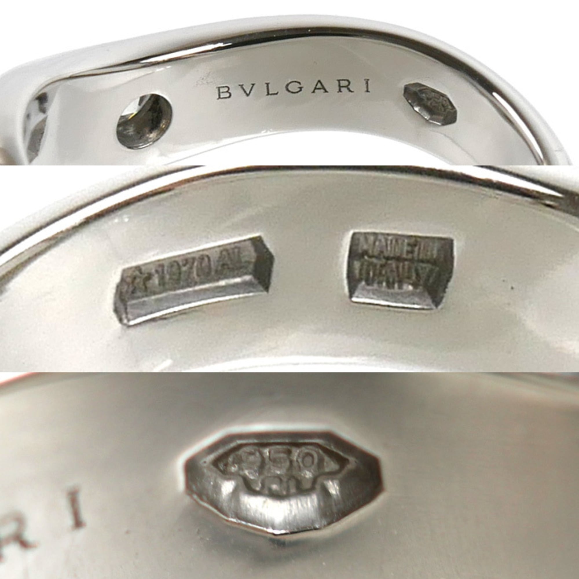 Bvlgari Platinum 950 Band Ring (Pre-Owned)