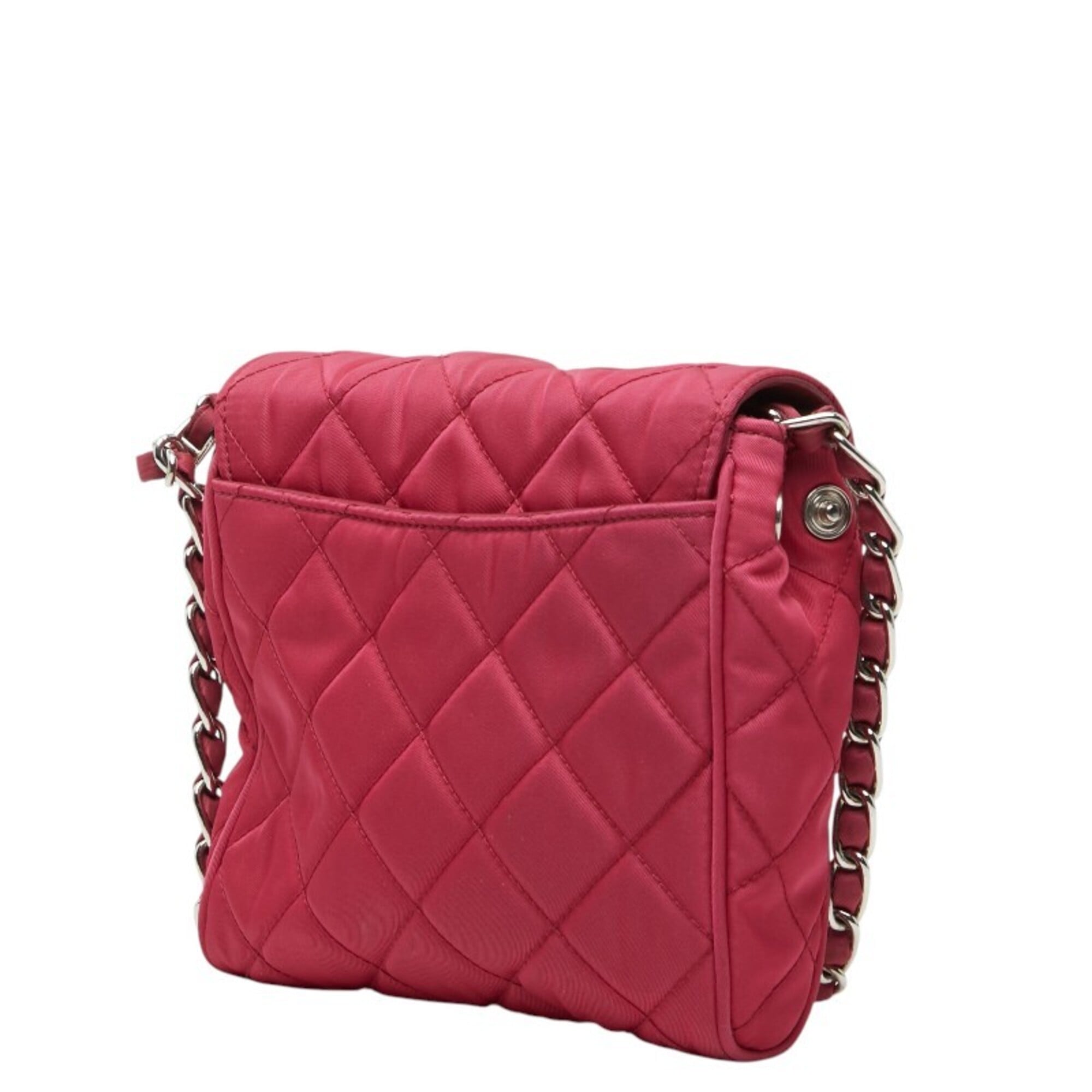Prada Pink Nylon Shoulder Bag (Pre-Owned)