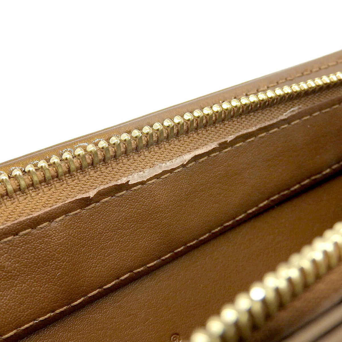 Louis Vuitton Bronze Leather Shoulder Bag Tote Bag (Pre-Owned)