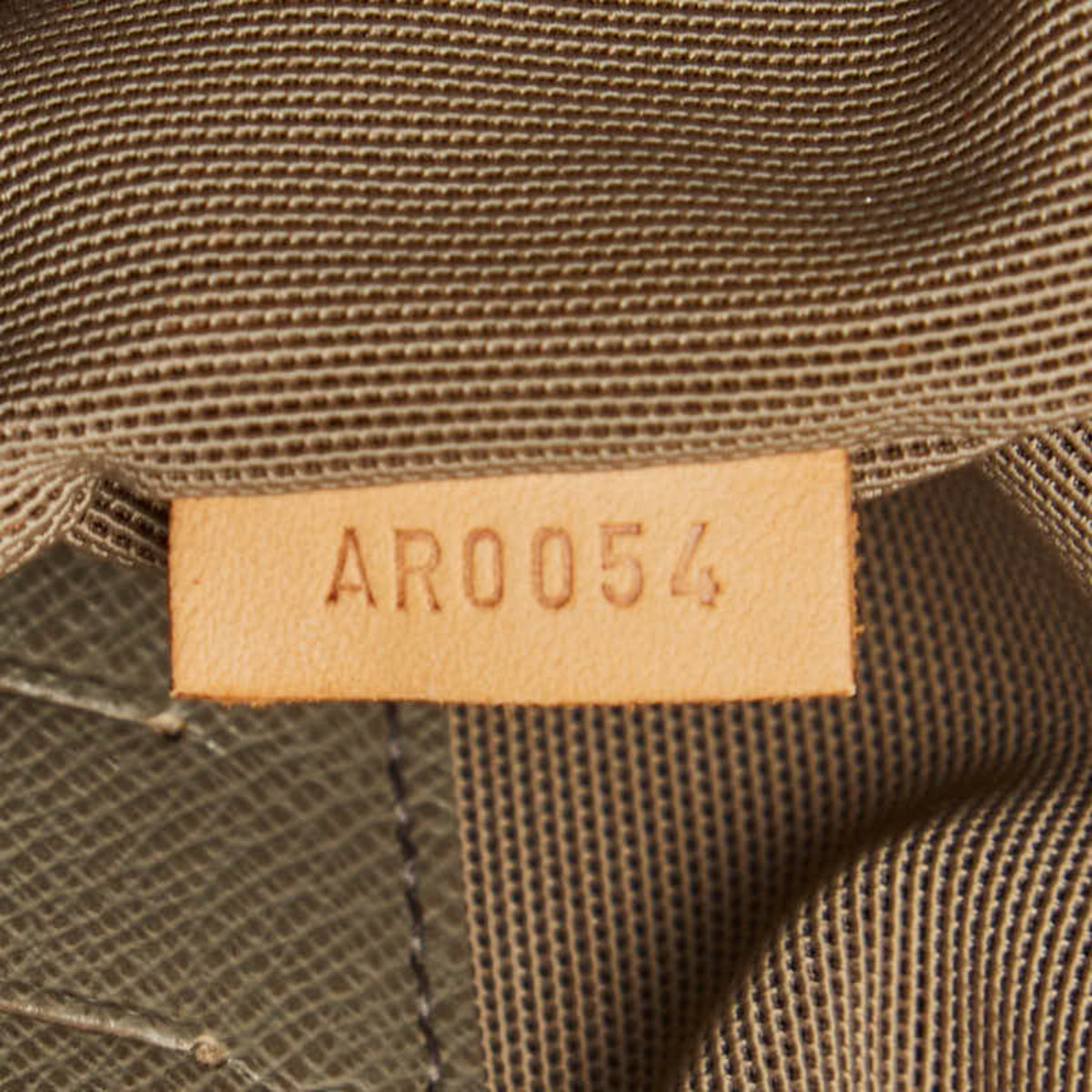 Louis Vuitton Beige Brown Canvas Leather Sling Bag (Pre-Owned)