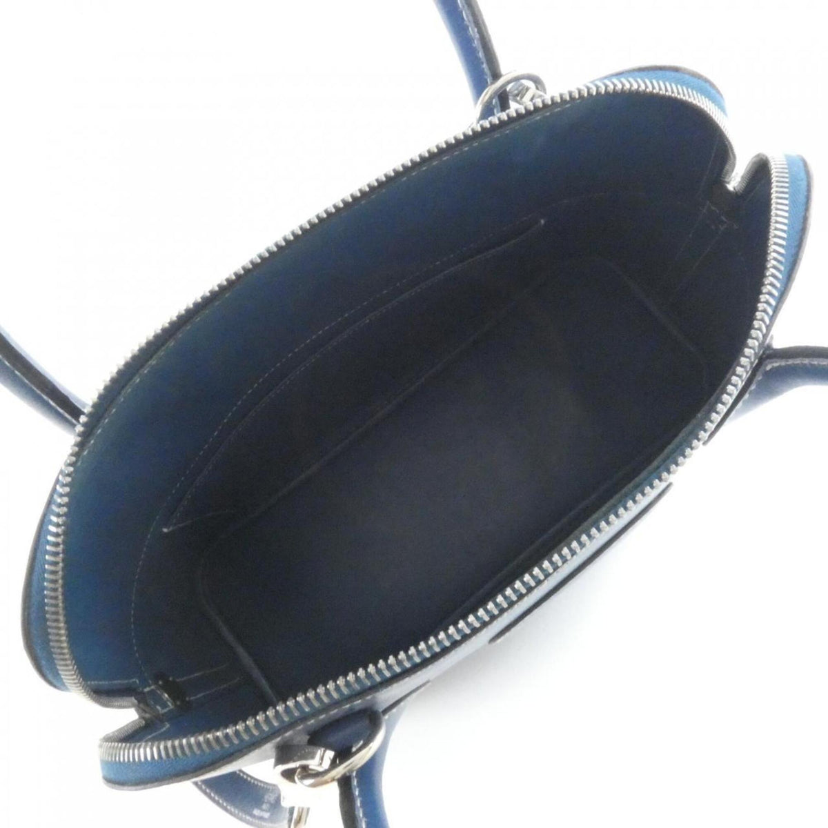 Hermes Blue Box Calf Leather Handbag (Pre-Owned)