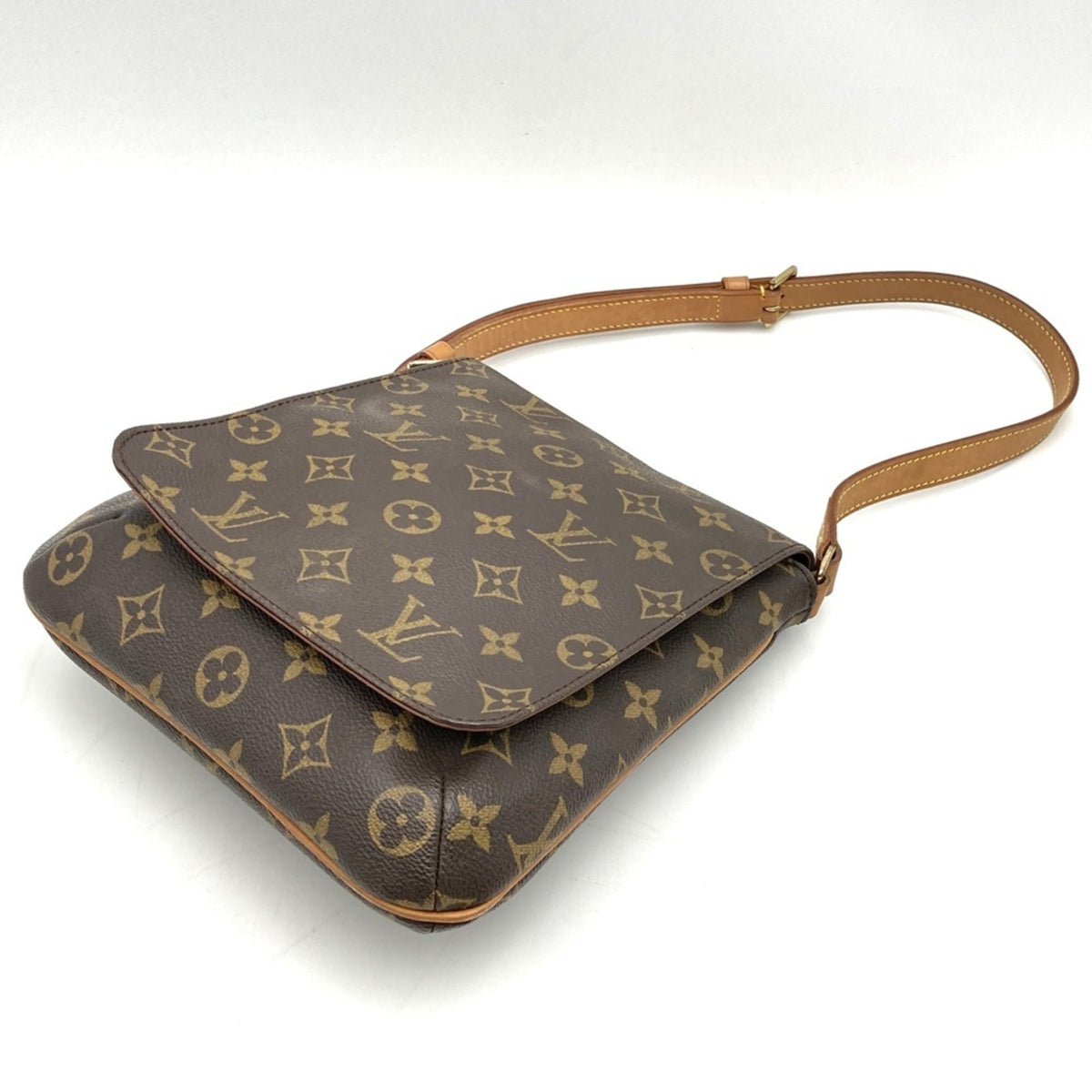Louis Vuitton Brown Monogram Canvas Shoulder Bag (Pre-Owned)