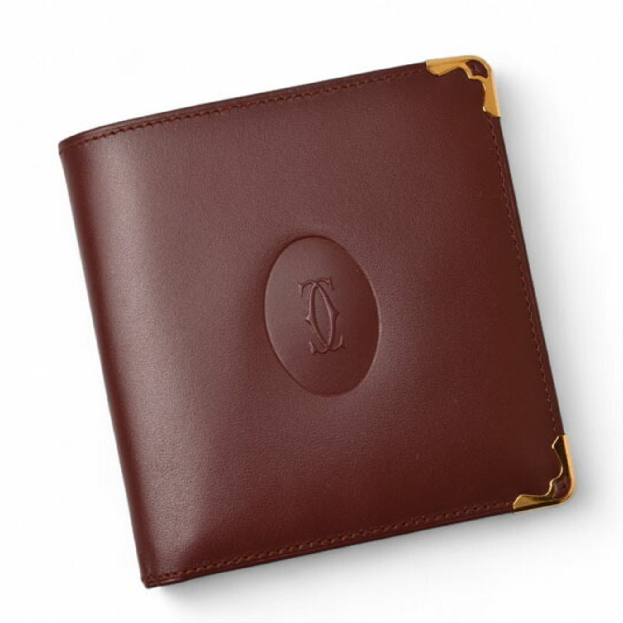 Cartier Must Bordeaux Wallet (Bi-Fold) (Pre-Owned)