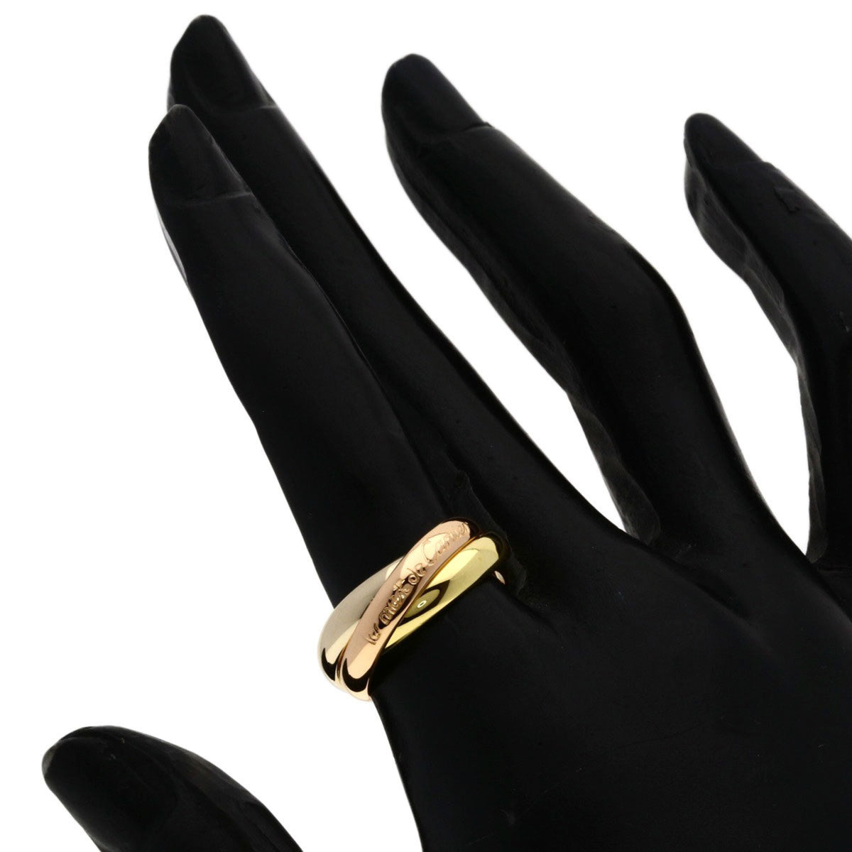 Cartier Trinity Yellow Gold (18K) Pink Gold (18K) White Gold (18K) Band Ring (Pre-Owned)