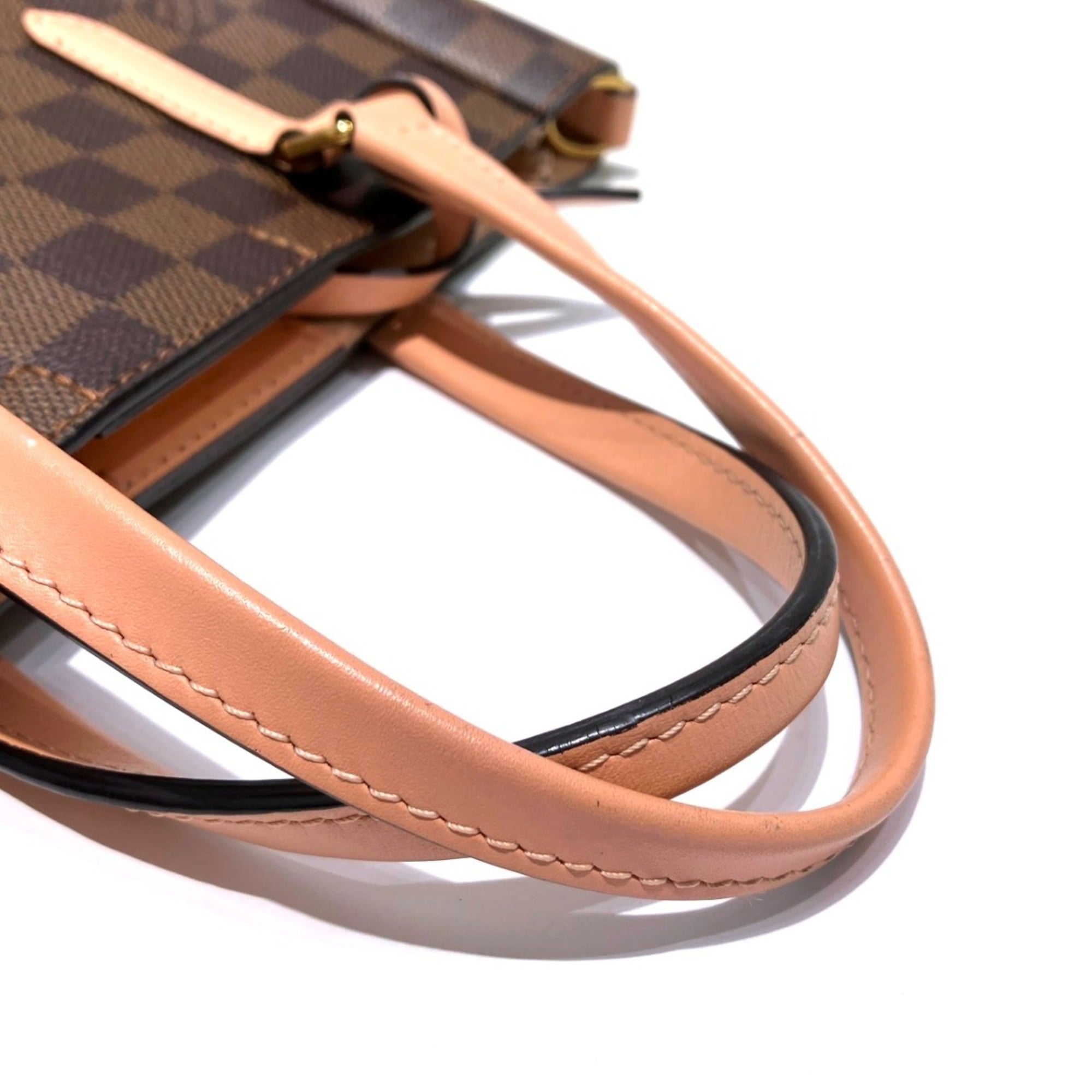 Louis Vuitton Brown Damier Canvas Handbag Pouch (Pre-Owned)