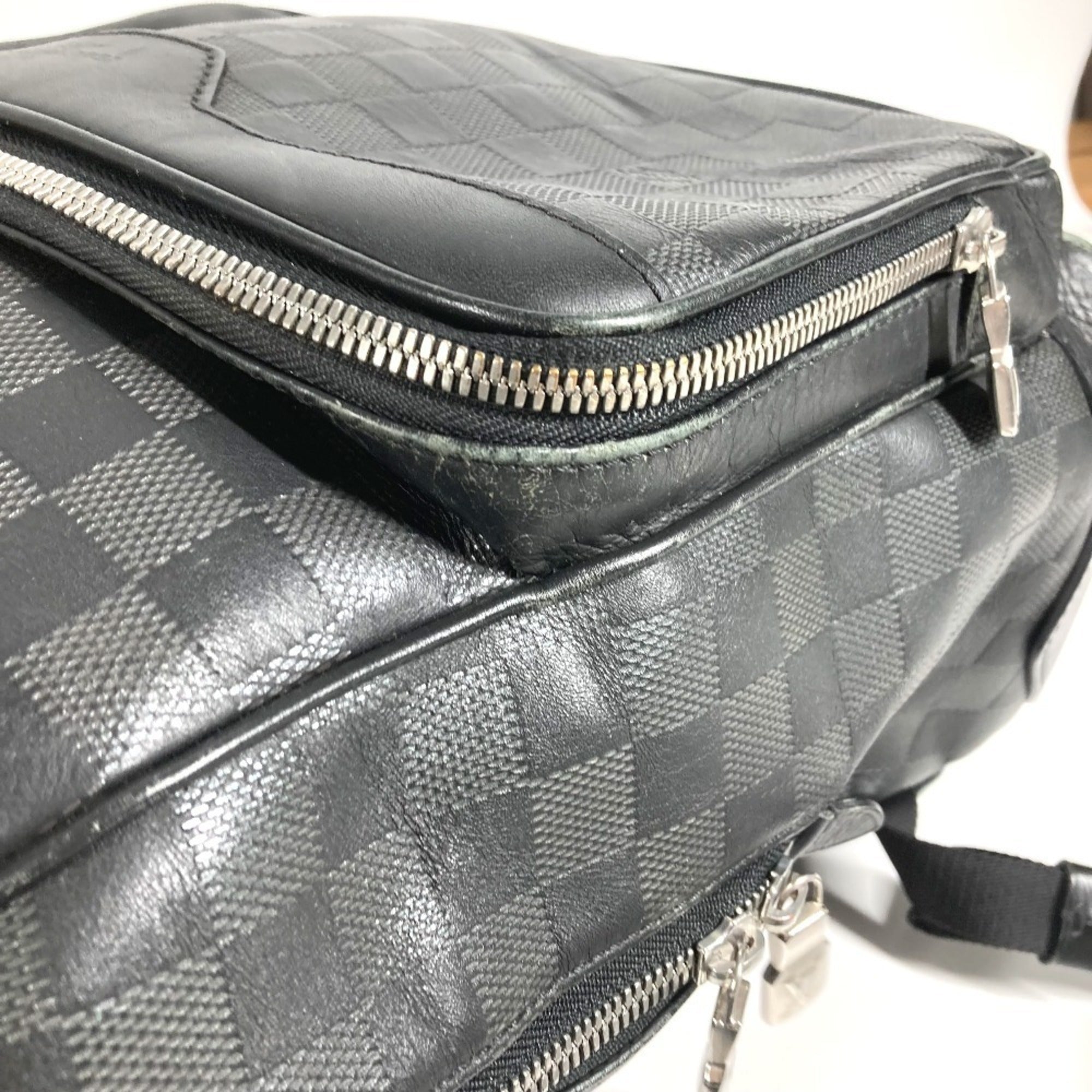 Louis Vuitton Black Damier Infini Leather Backpack (Pre-Owned)