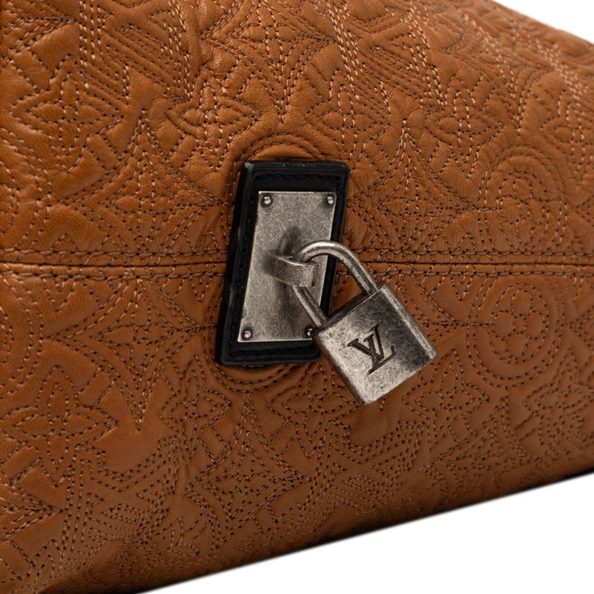 Louis Vuitton Brown Leather Shoulder Bag (Pre-Owned)