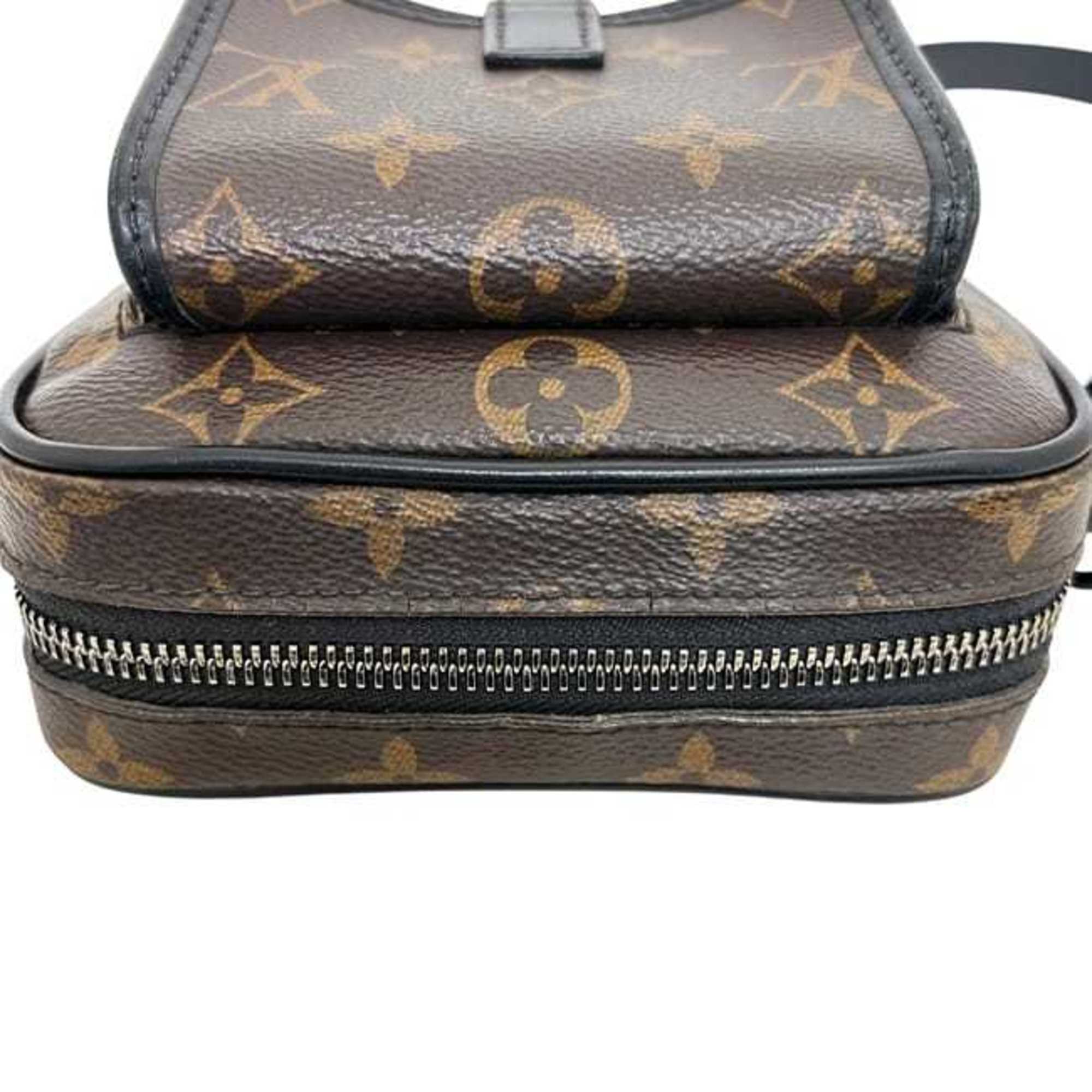 Louis Vuitton Black Brown Monogram Monogram Pochette Shoulder Bag (Pre-Owned)