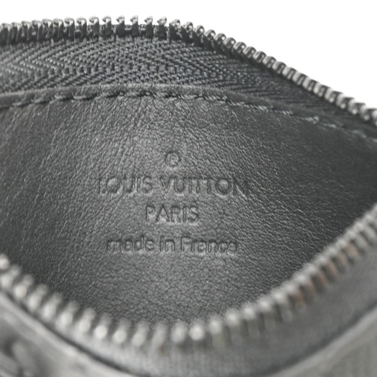Louis Vuitton Black Monogram Shadow Leather Pouch Shoulder Bag (Pre-Owned)