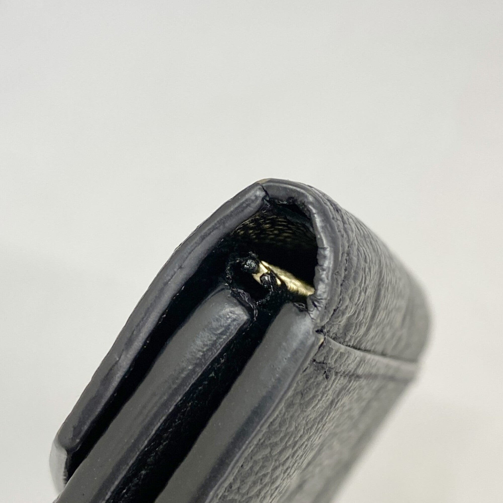 Louis Vuitton Noir Wallet (Tri-Fold) (Pre-Owned)