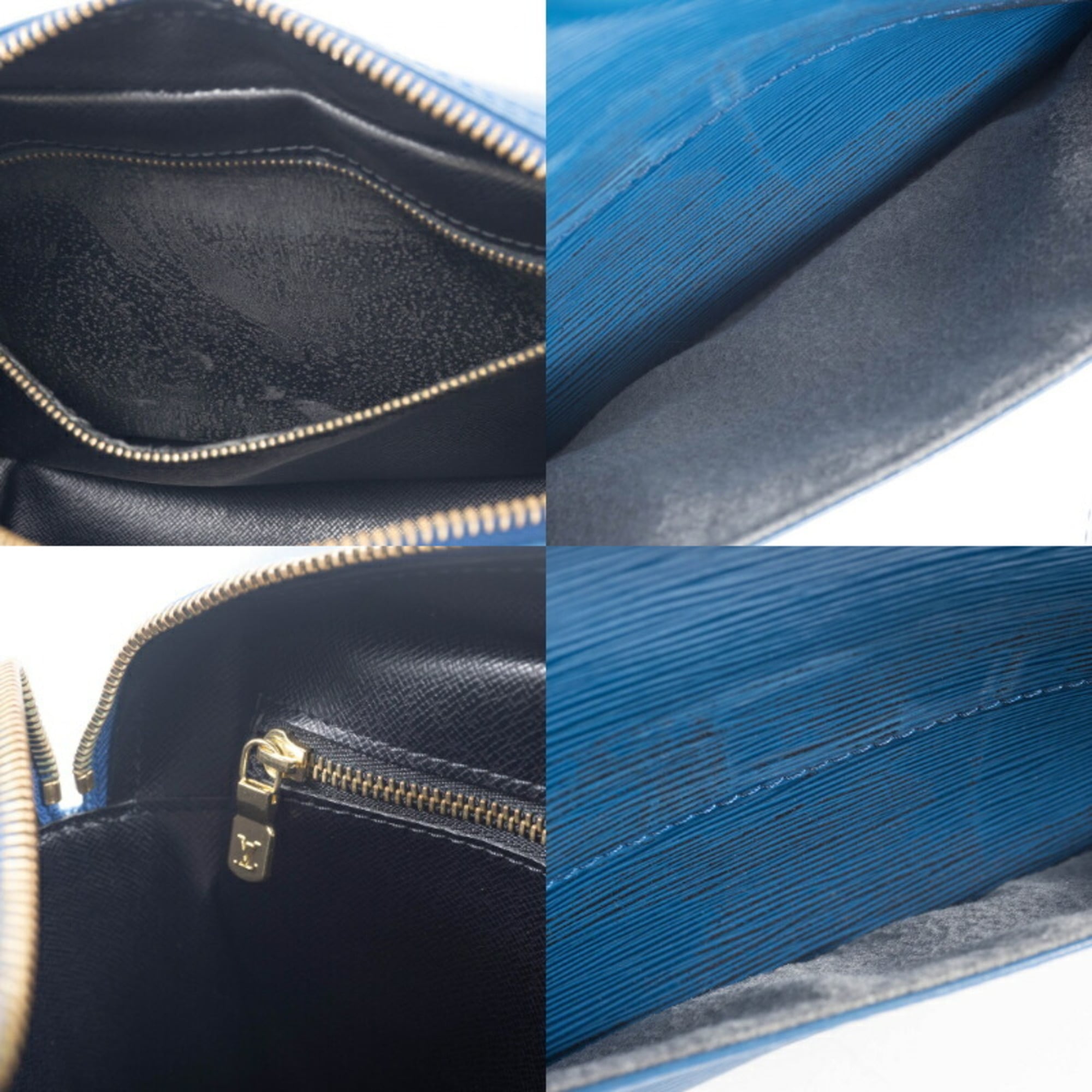 Louis Vuitton Epi Blue Toledo Blue Epi Leather Shoulder Bag (Pre-Owned)