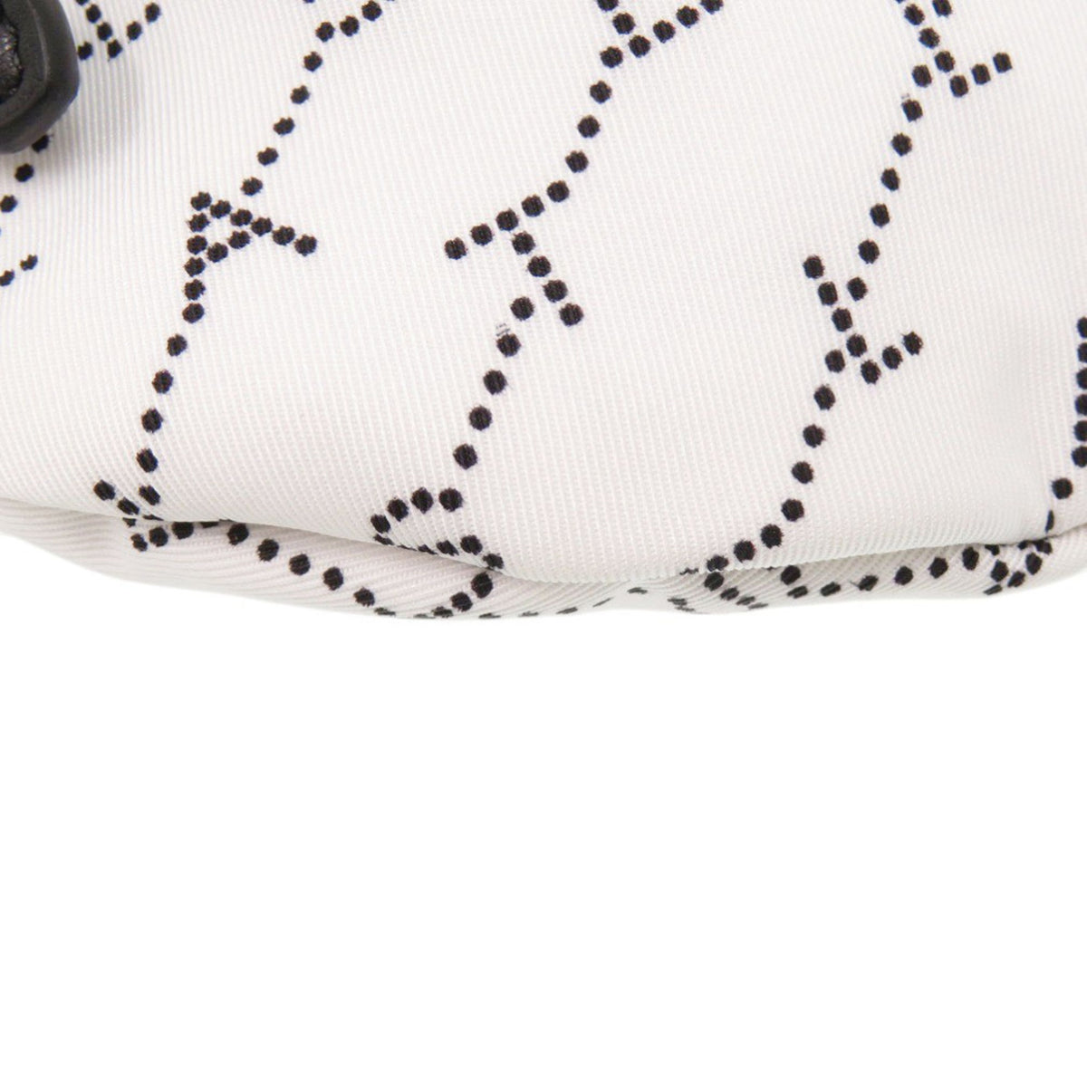 Stella Mccartney Black White Nylon Fanny Pack Sling Bag (Pre-Owned)