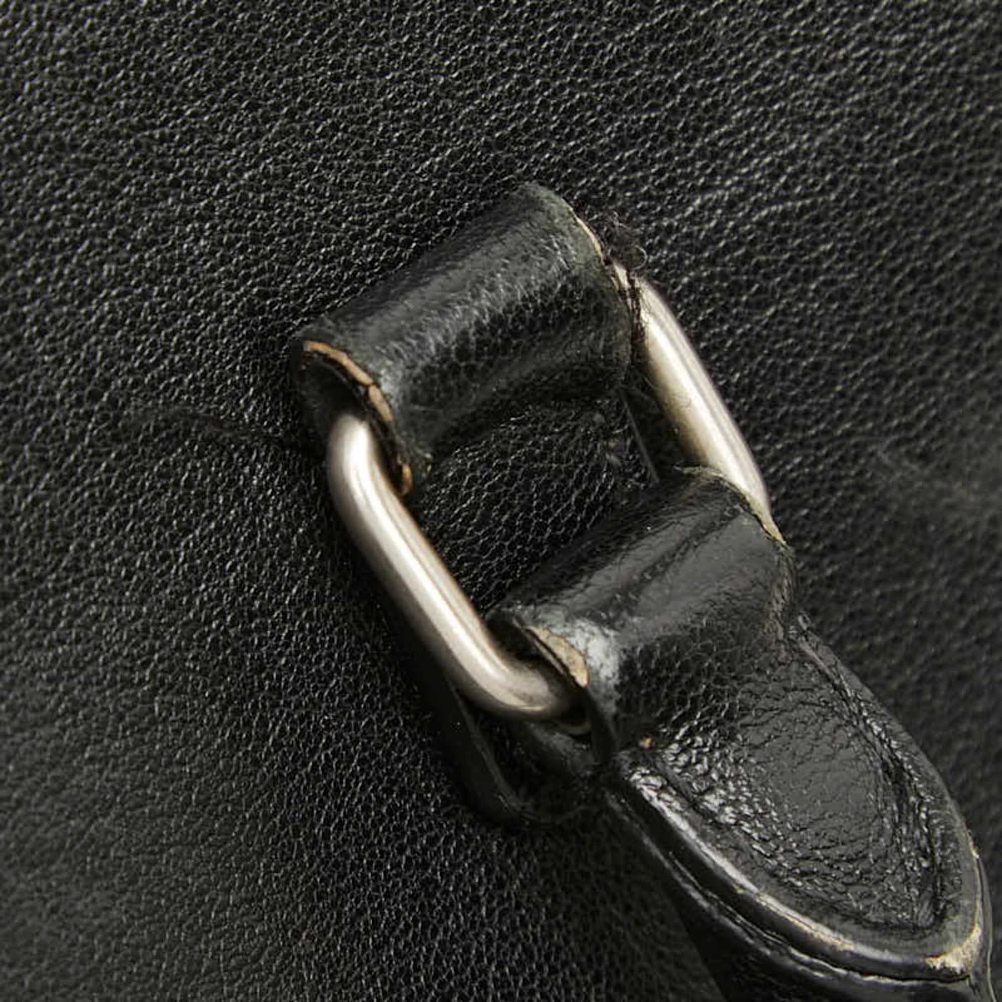 Saint Laurent Black Leather Handbag Shoulder Bag (Pre-Owned)