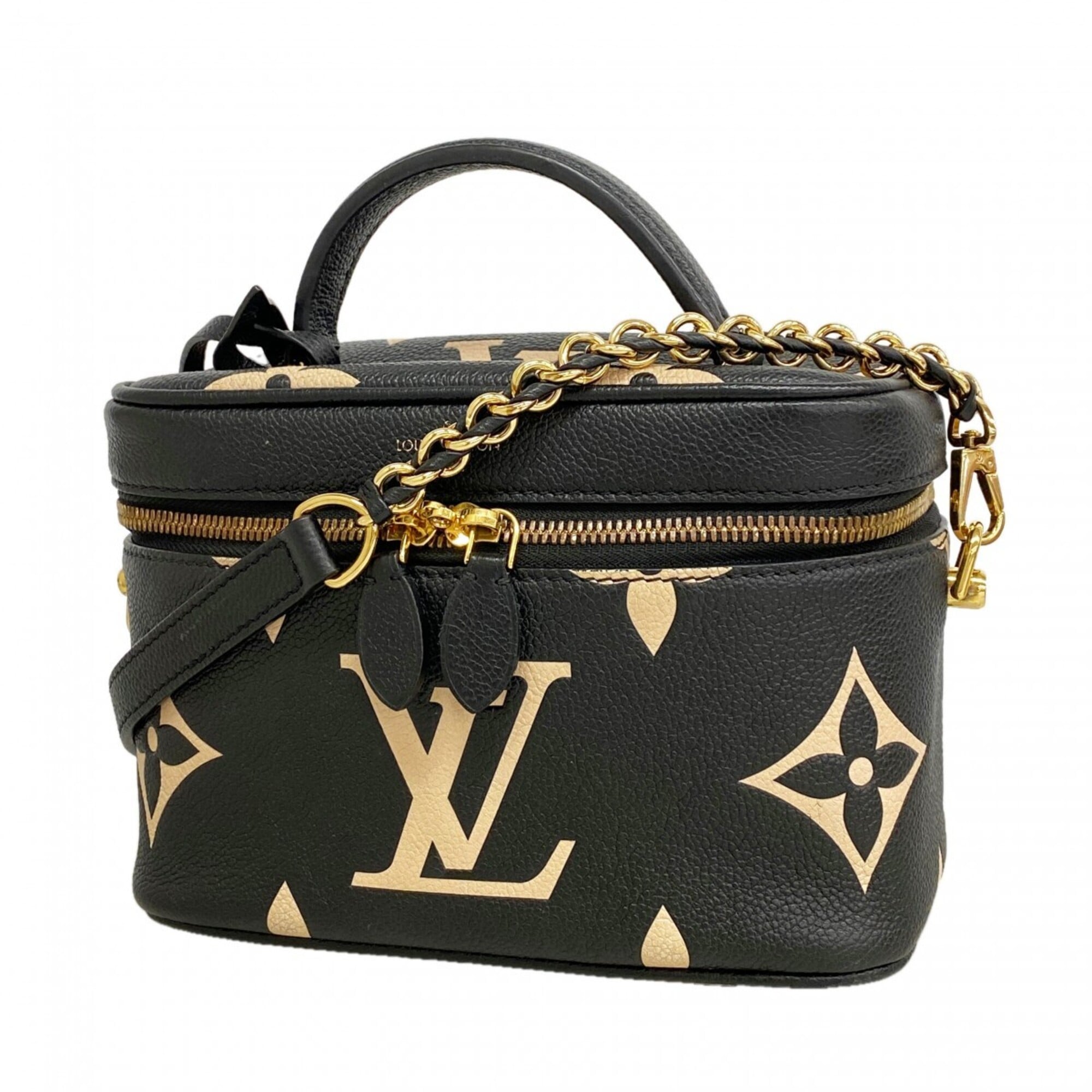 Louis Vuitton Beige Black Vanity Bag (Pre-Owned)