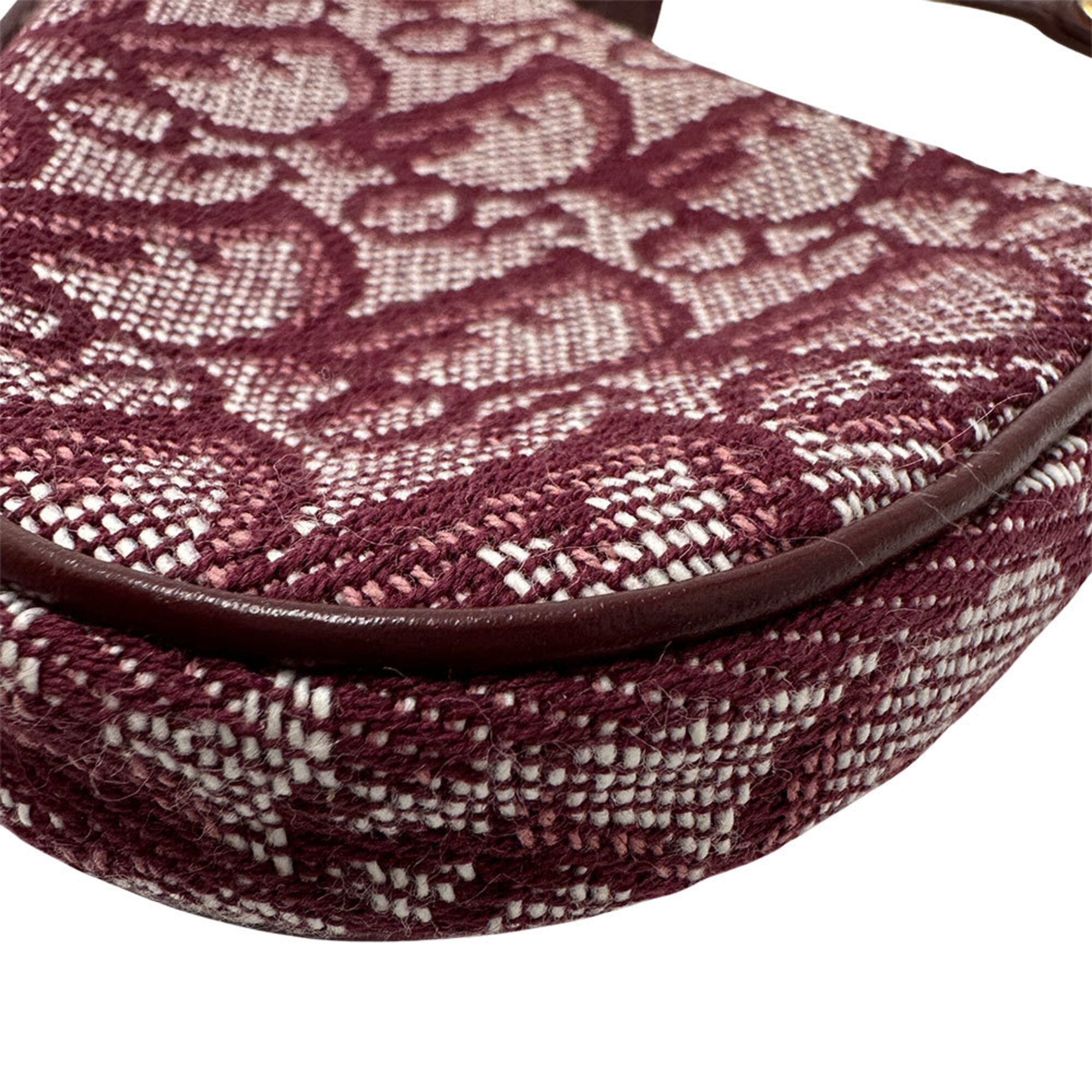 Christian Dior Red Color Canvas Coin Purse/Coin Case (Pre-Owned)