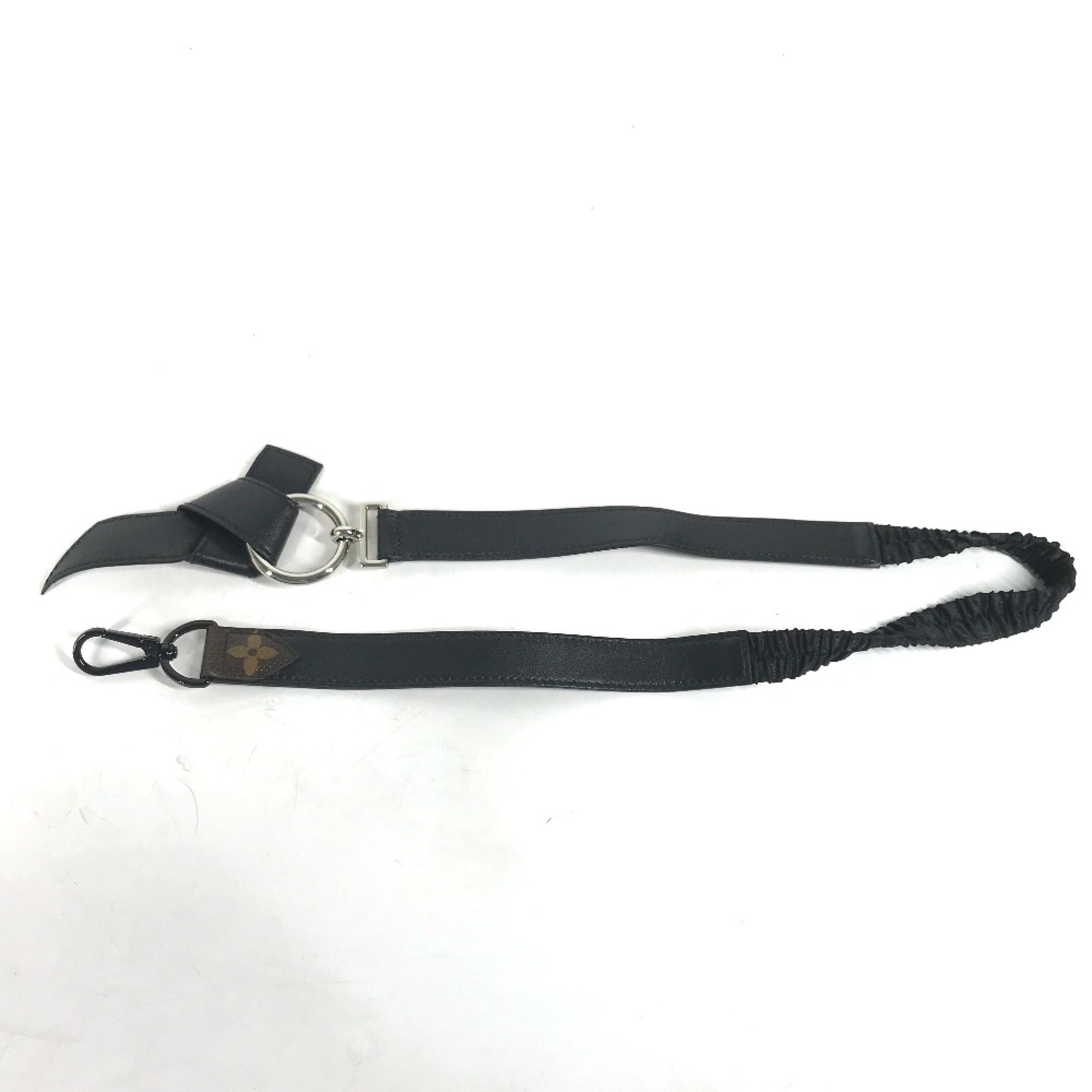 Louis Vuitton Black Leather Chain/Shoulder Wallet (Pre-Owned)